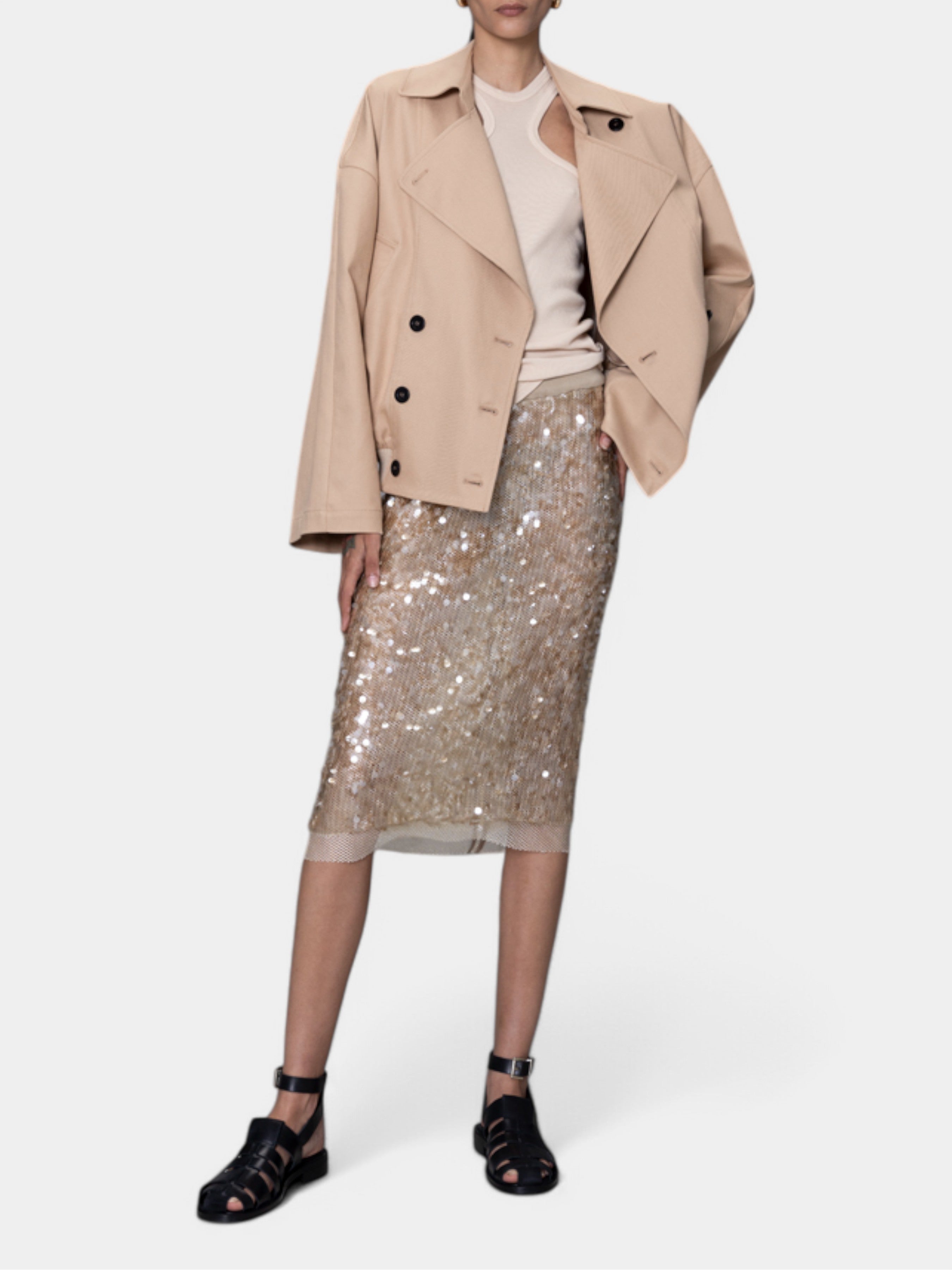 NUDE GONNA MIDI 1103E25281 243 BALU.CH