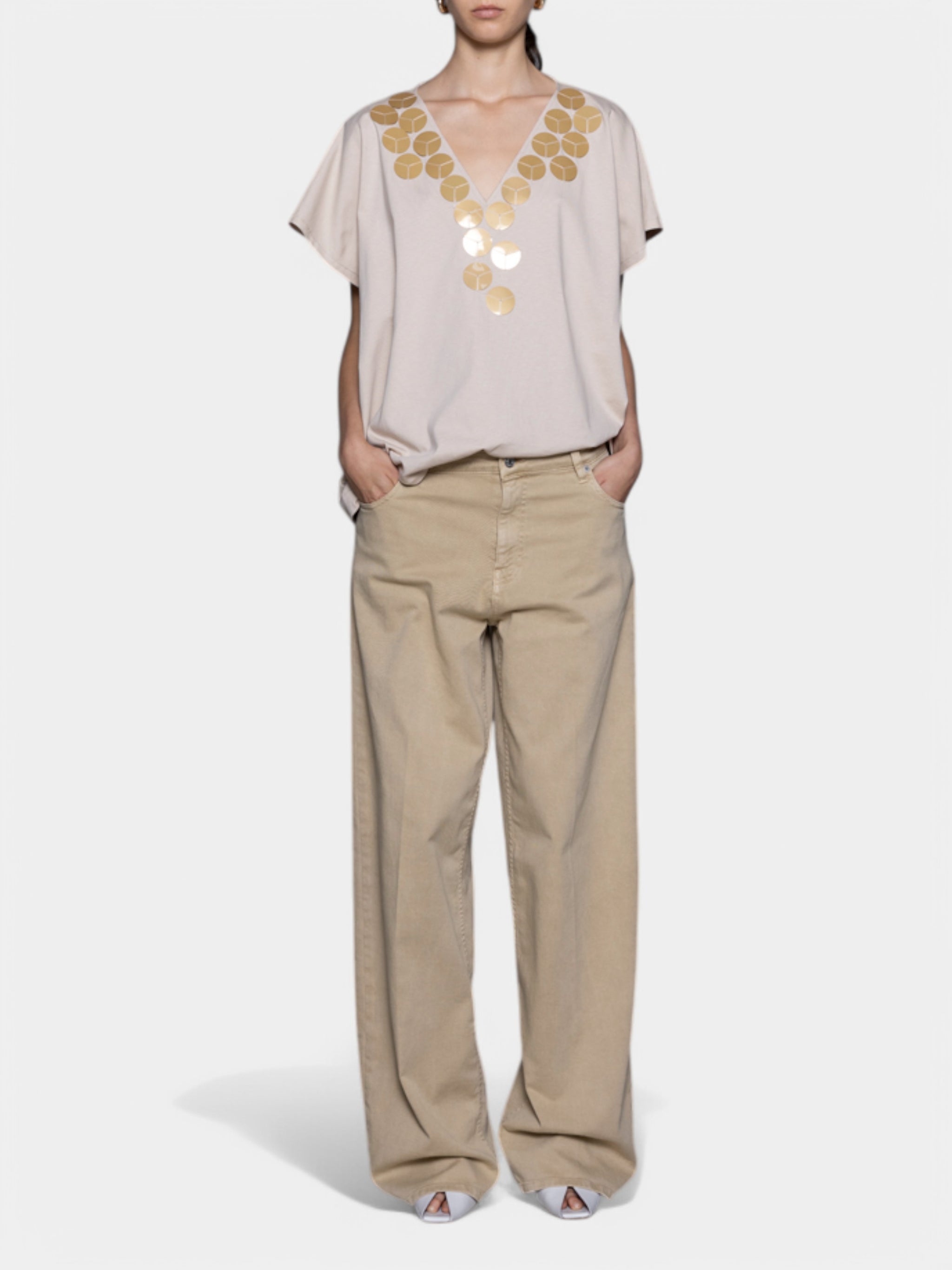 Nude pantalone Grigio