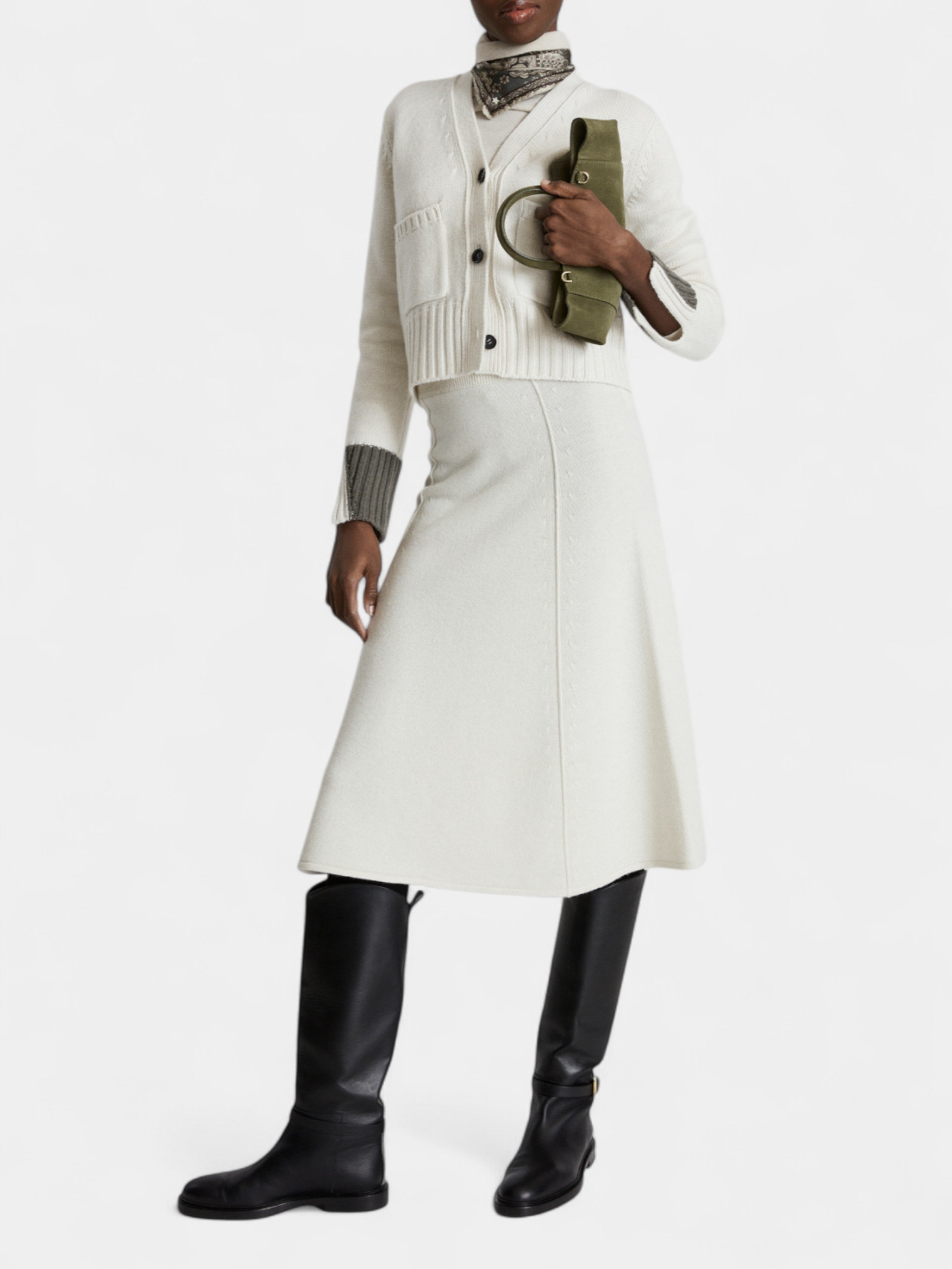 LORENA ANTONIAZZI GONNA IN MAGLIA 116SM13A2472 2161 BALU.CH