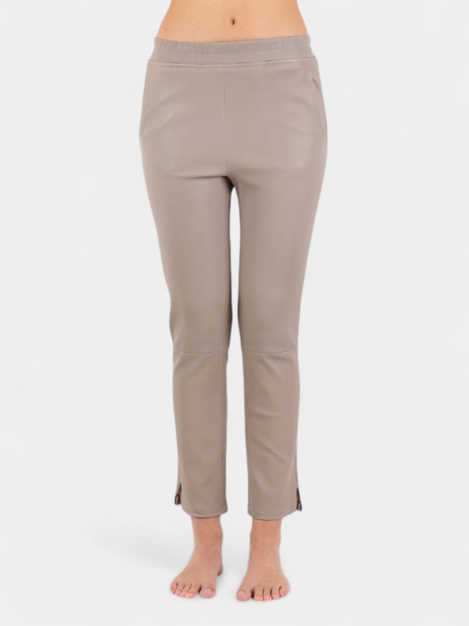 balu.ch Arma Pantalone In Pelle 1L24600202 - CLAY