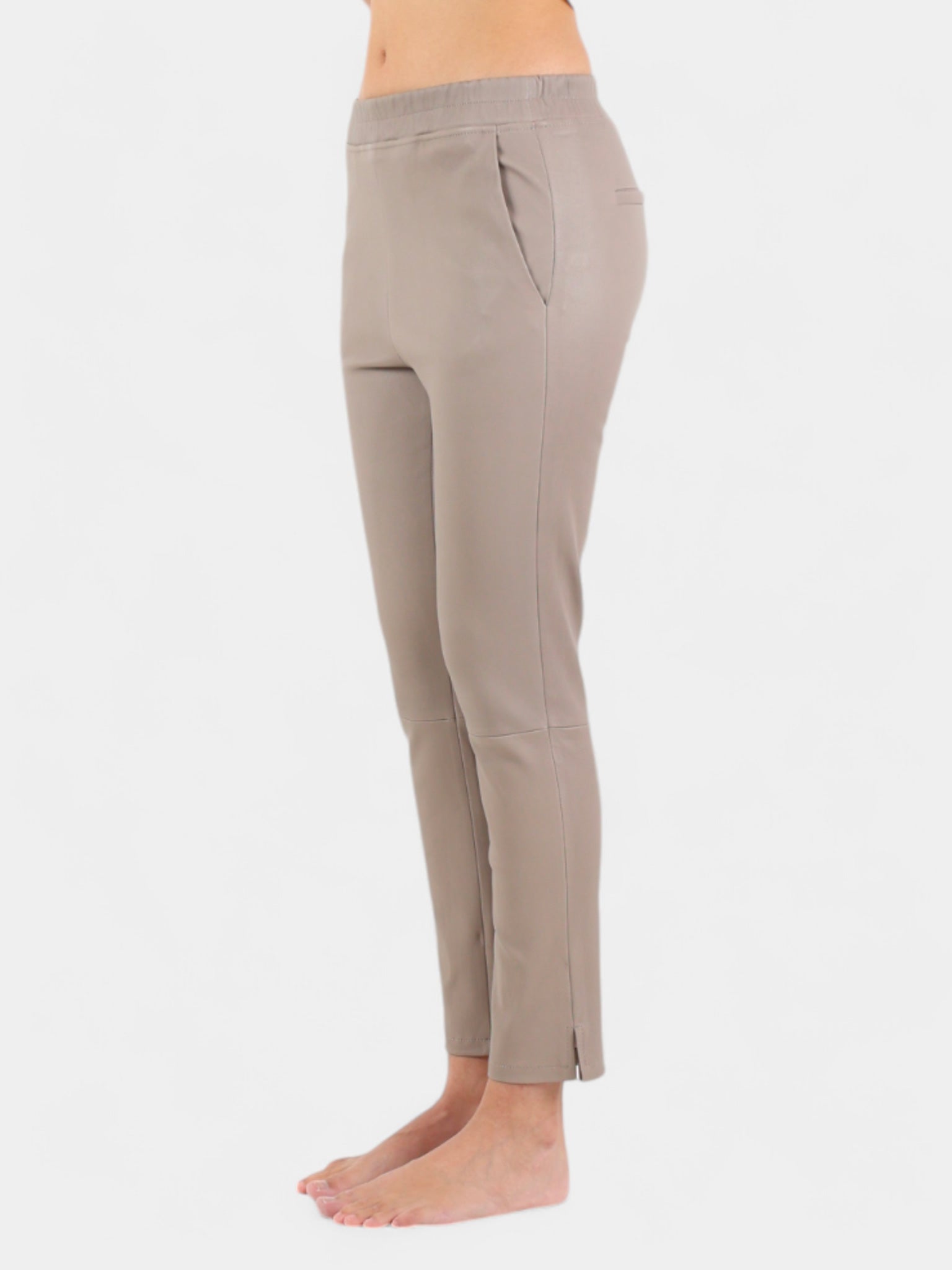 balu.ch Arma Pantalone In Pelle 1L24600202 - CLAY