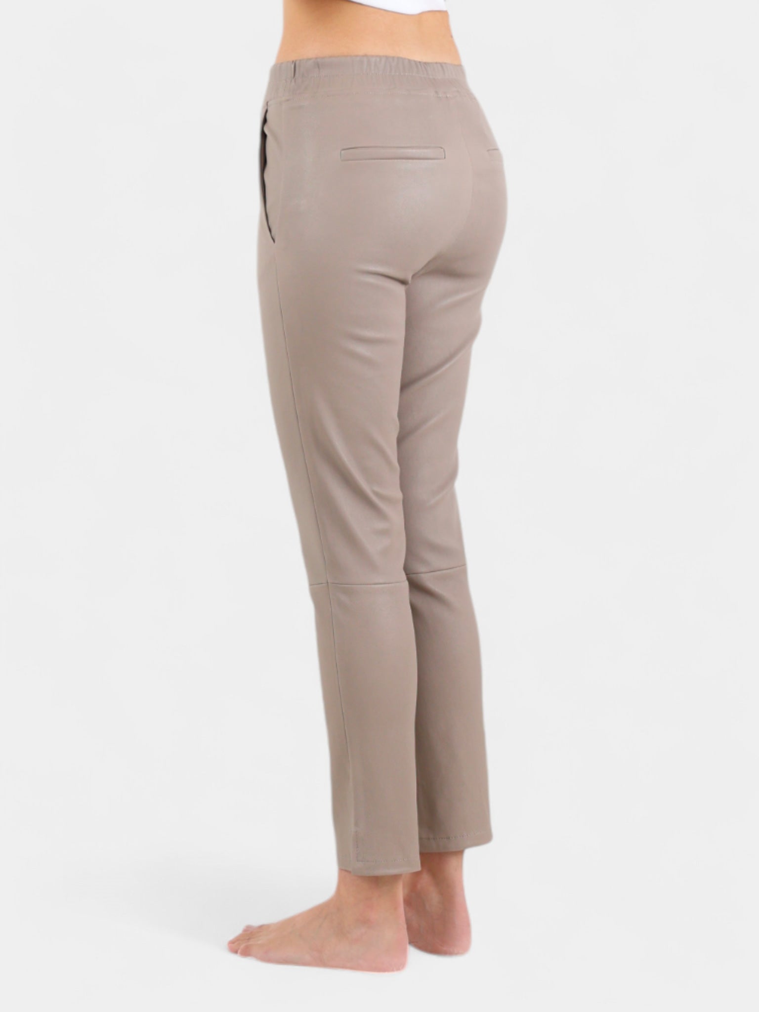 balu.ch Arma Pantalone In Pelle 1L24600202 - CLAY