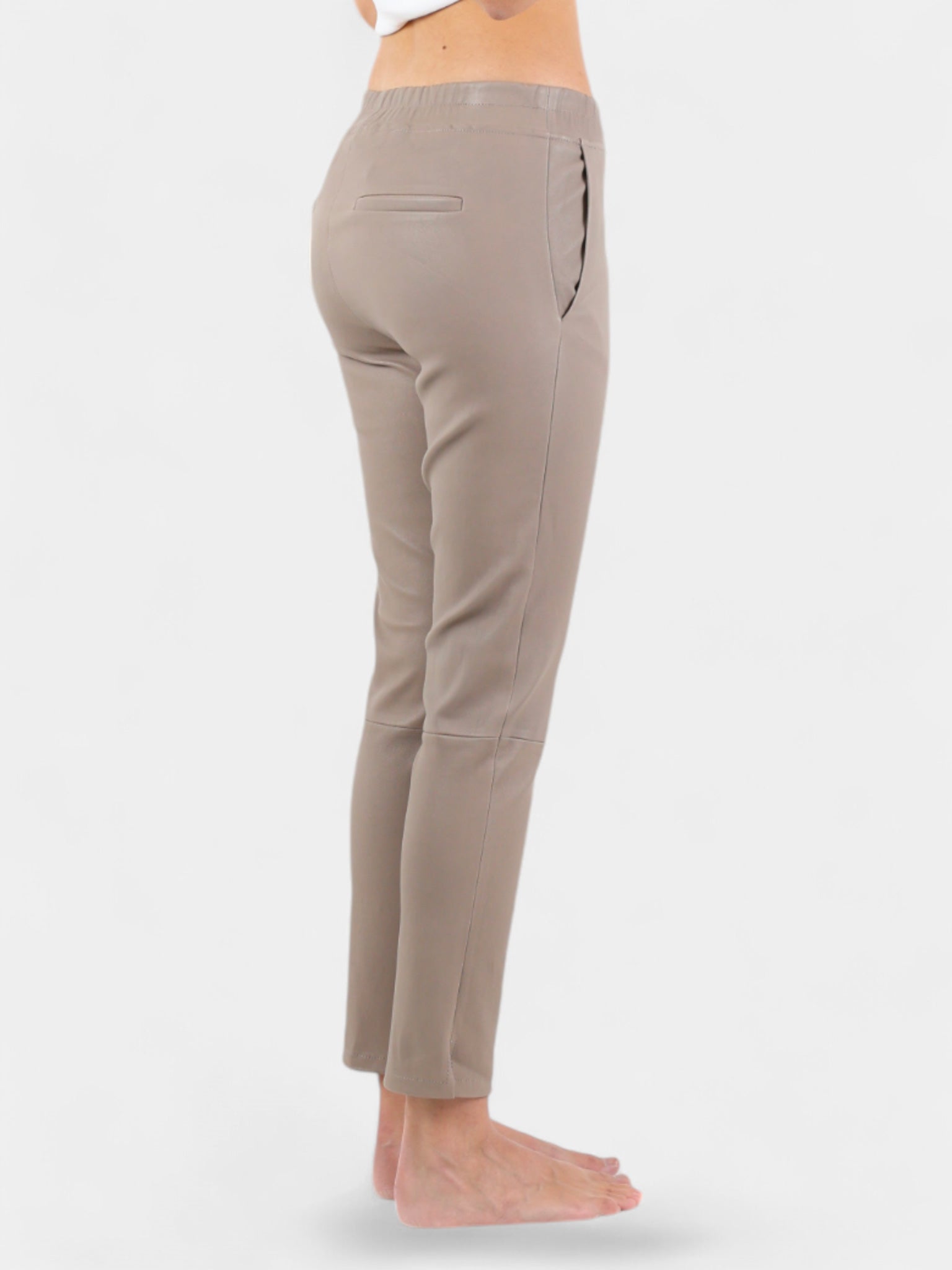 balu.ch Arma Pantalone In Pelle 1L24600202 - CLAY