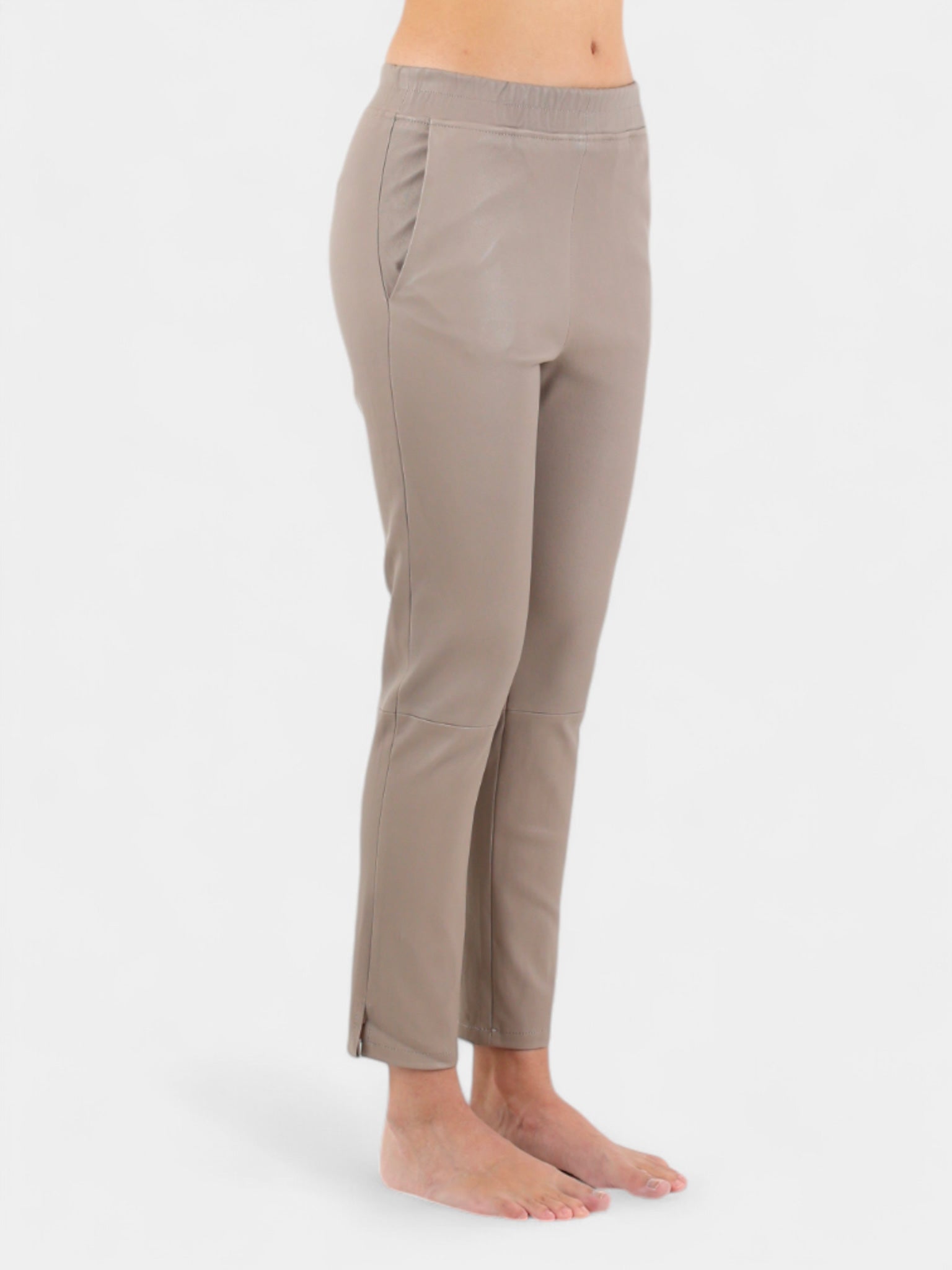 balu.ch Arma Pantalone In Pelle 1L24600202 - CLAY
