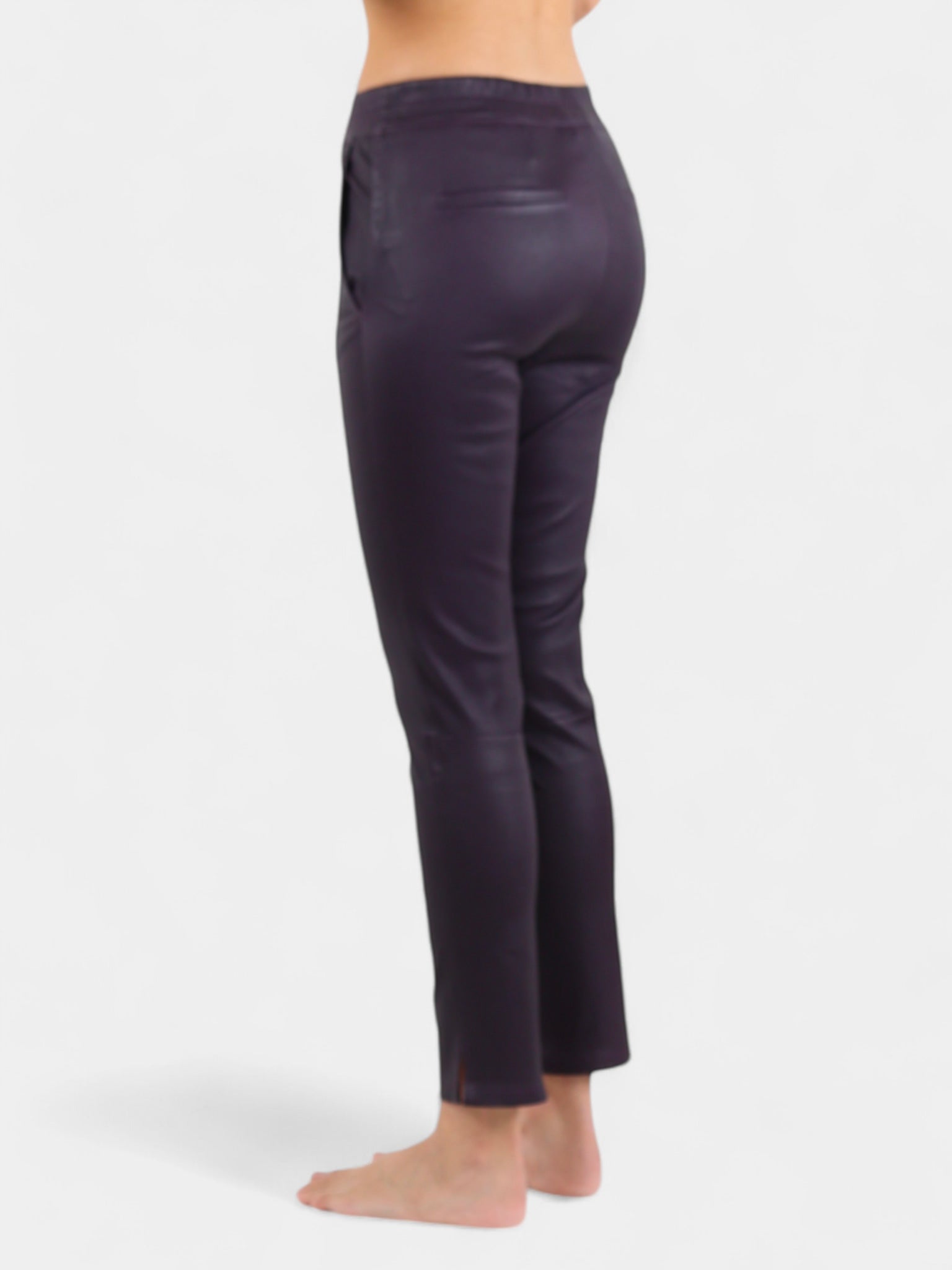 balu.ch Arma Pantalone In Pelle 1L24600202 - DPURPLE