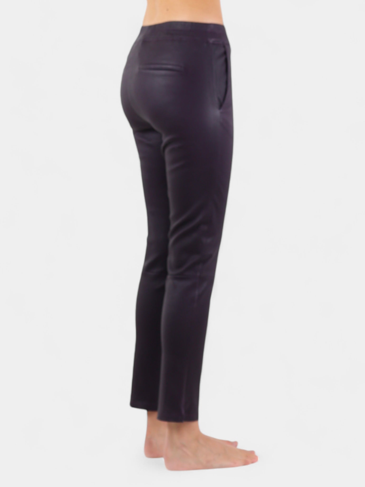 balu.ch Arma Pantalone In Pelle 1L24600202 - DPURPLE