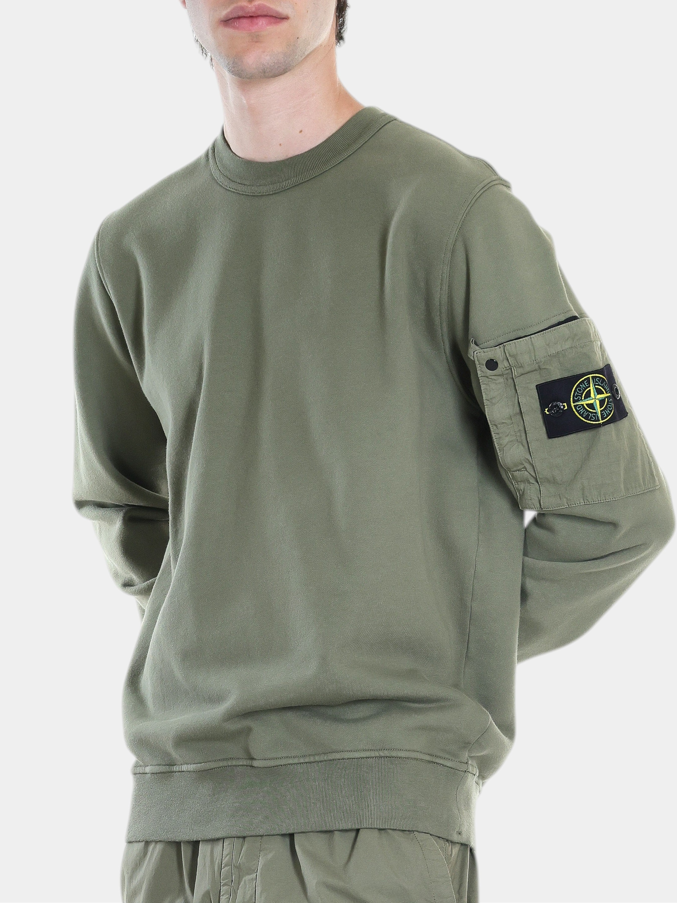 STONE ISLAND FELPA GIROCOLLO L1S156100019S0410 V005G BALU.CH