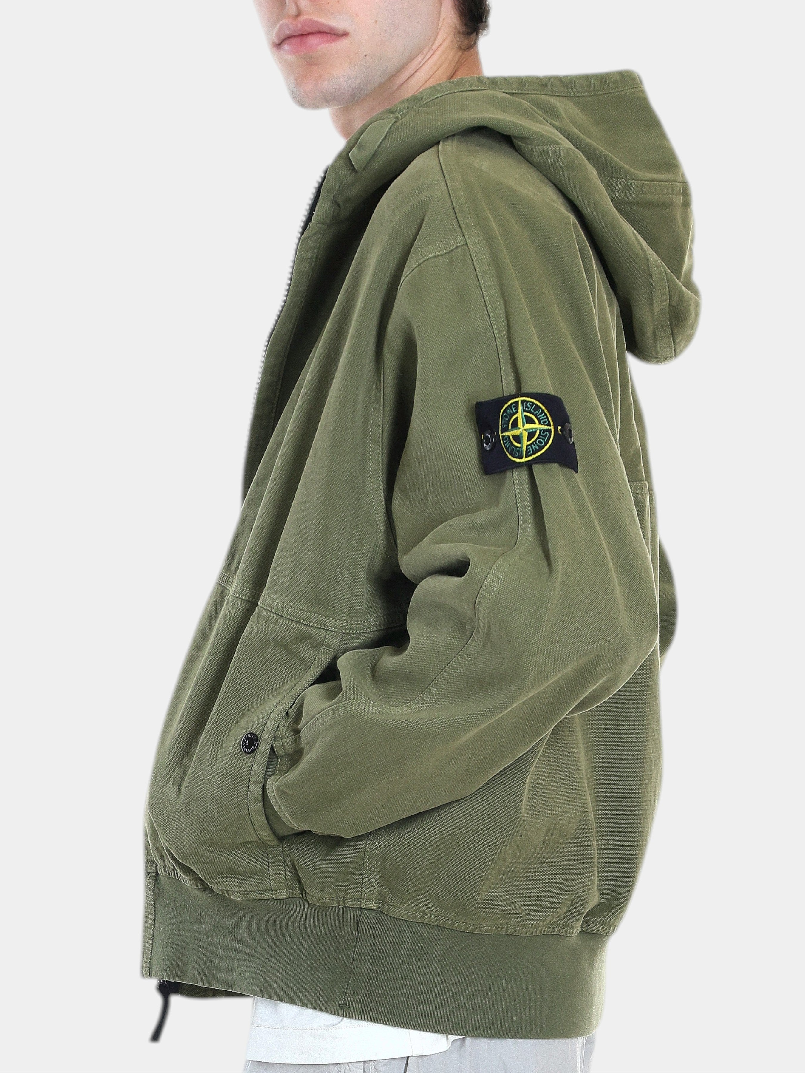 STONE ISLAND FELPA CON CAPPUCCIO L1S156100068S0184 V015G BALU.CH