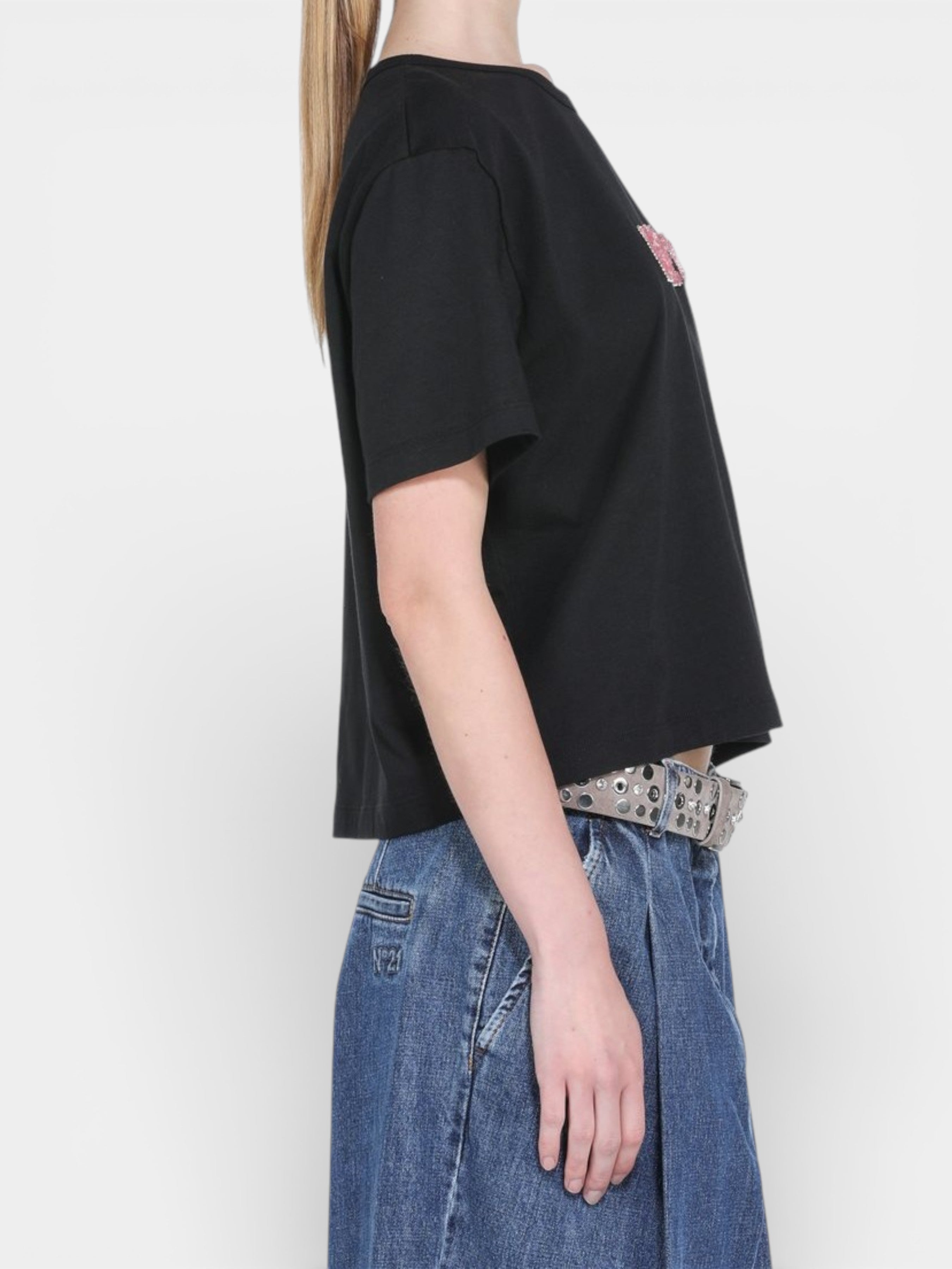 N 21 T-SHIRT MANICA CORTA F0124157 9000 BALU.CH