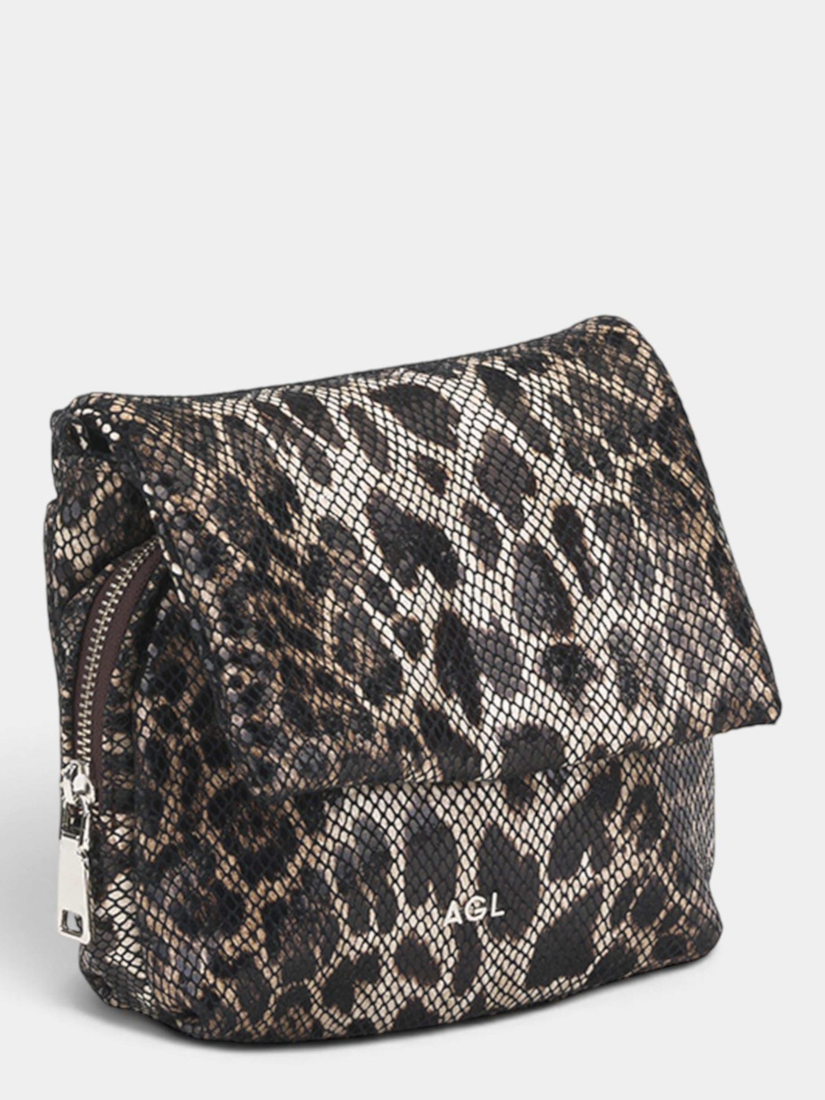 AGL Borsa a mano in pelle taupe