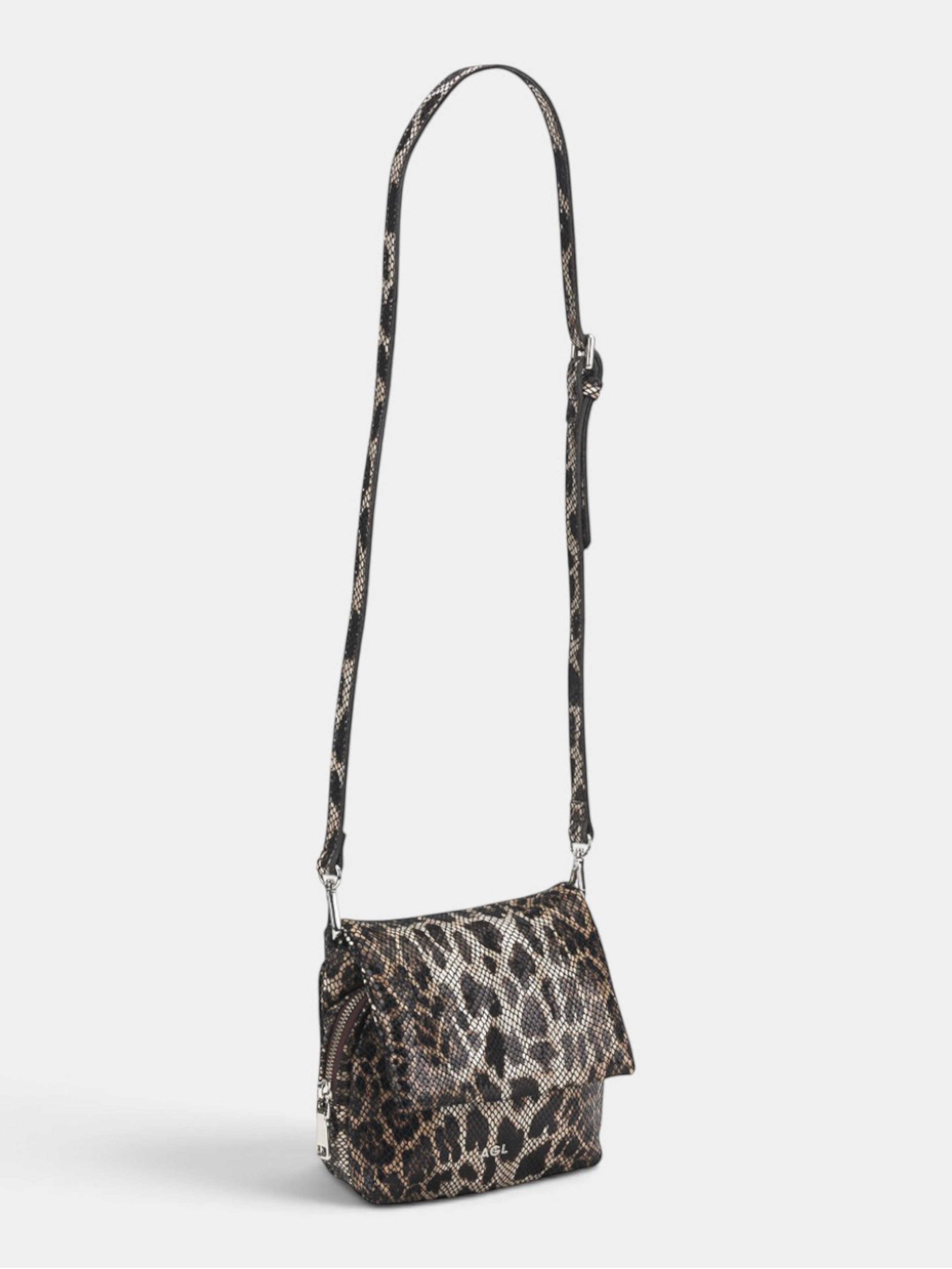 AGL Borsa a mano in pelle taupe