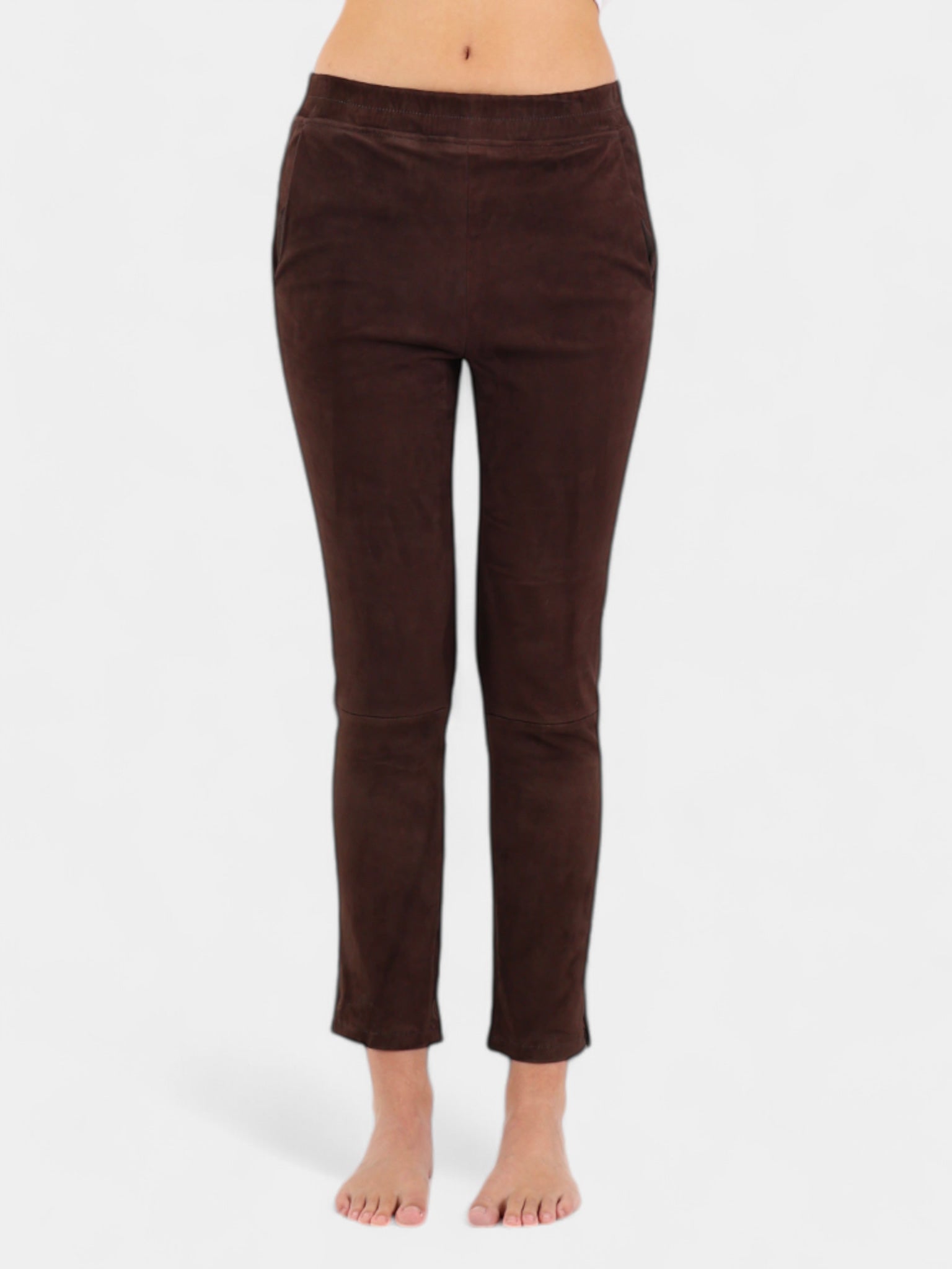 balu.ch Arma Pantalone In Pelle 2L24600202 - MUDBROWN