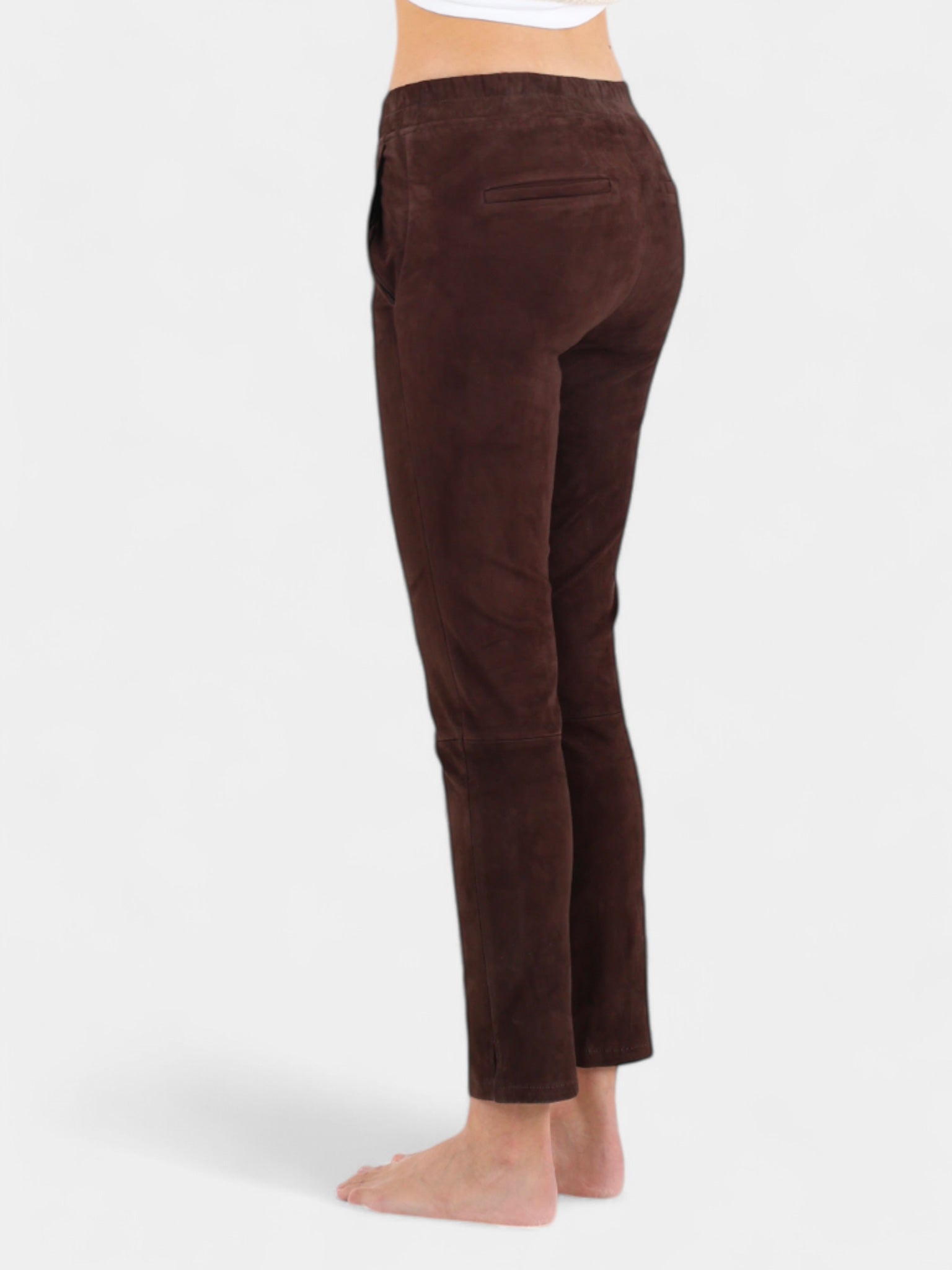 balu.ch Arma Pantalone In Pelle 2L24600202 - MUDBROWN