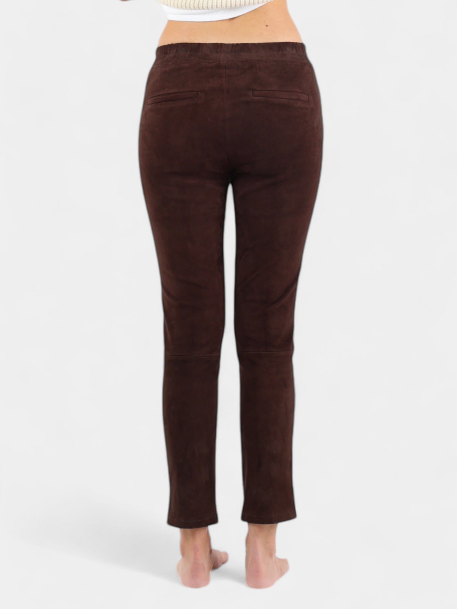 balu.ch Arma Pantalone In Pelle 2L24600202 - MUDBROWN