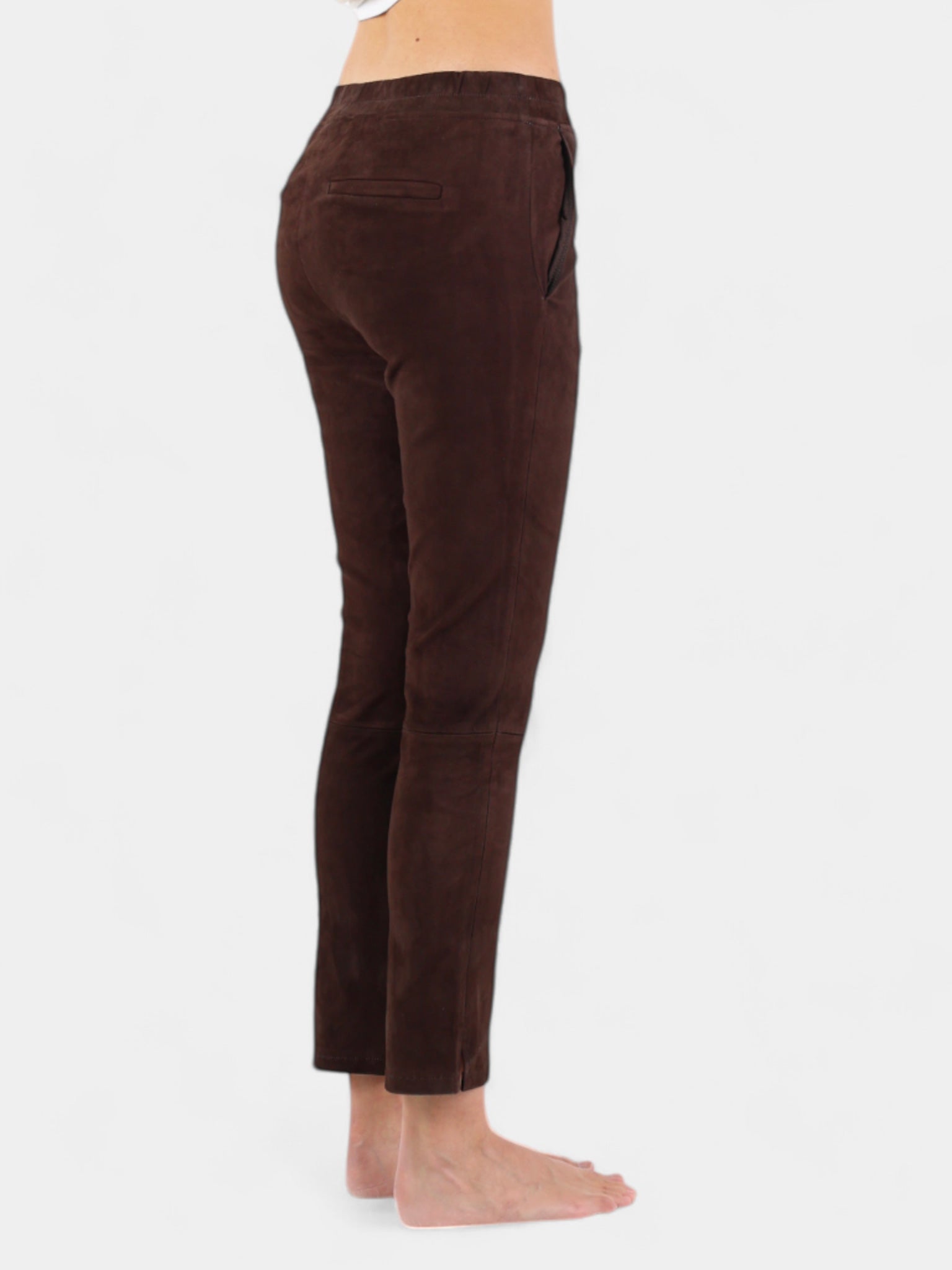 balu.ch Arma Pantalone In Pelle 2L24600202 - MUDBROWN