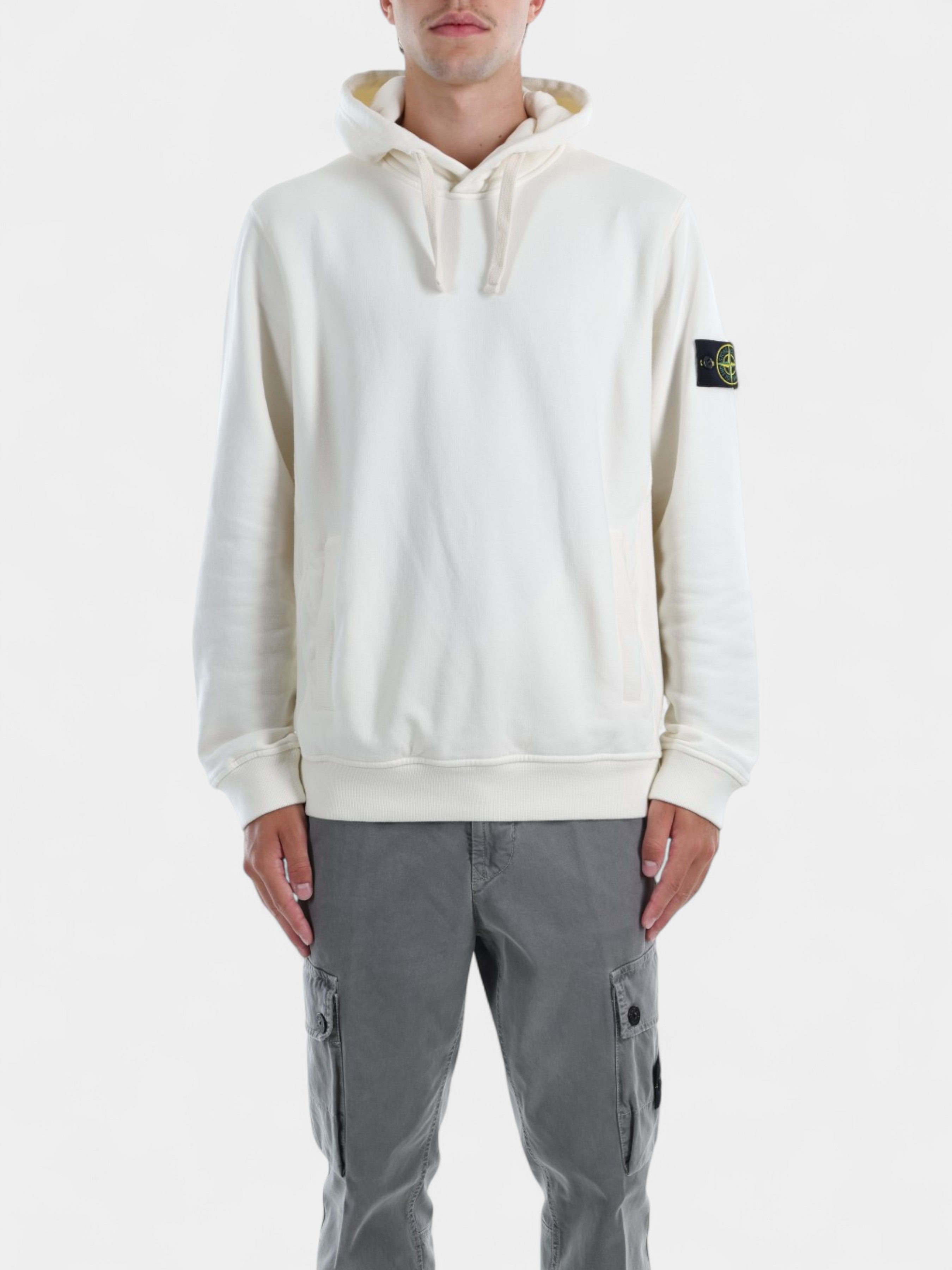 STONE ISLAND FELPA CON CAPPUCCIO 6100029S0A20 V0093 BALU.CH