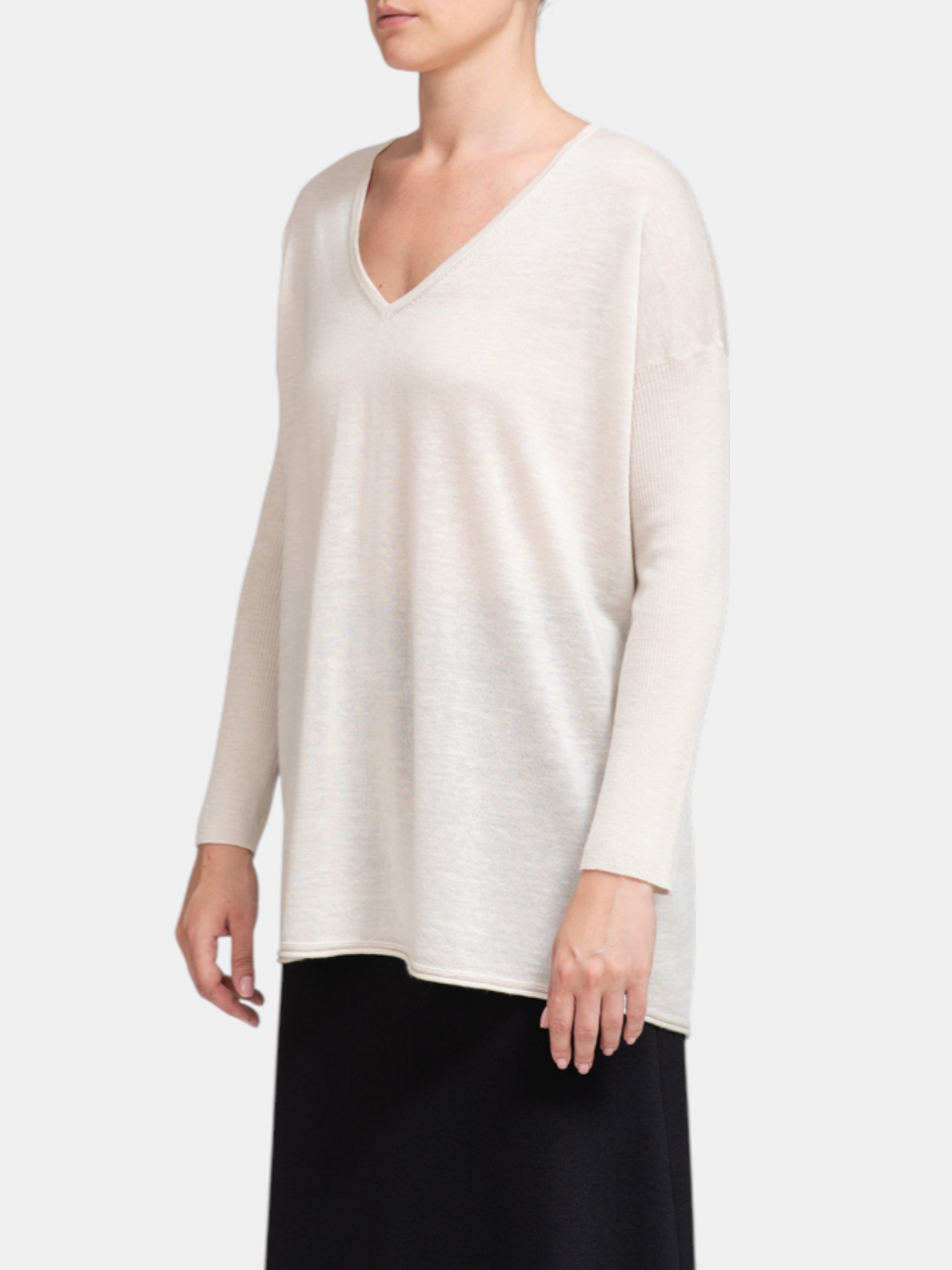 GENTRY PORTOFINO MAGLIA SCOLLO A V D647HM ECRUG27 BALU.CH