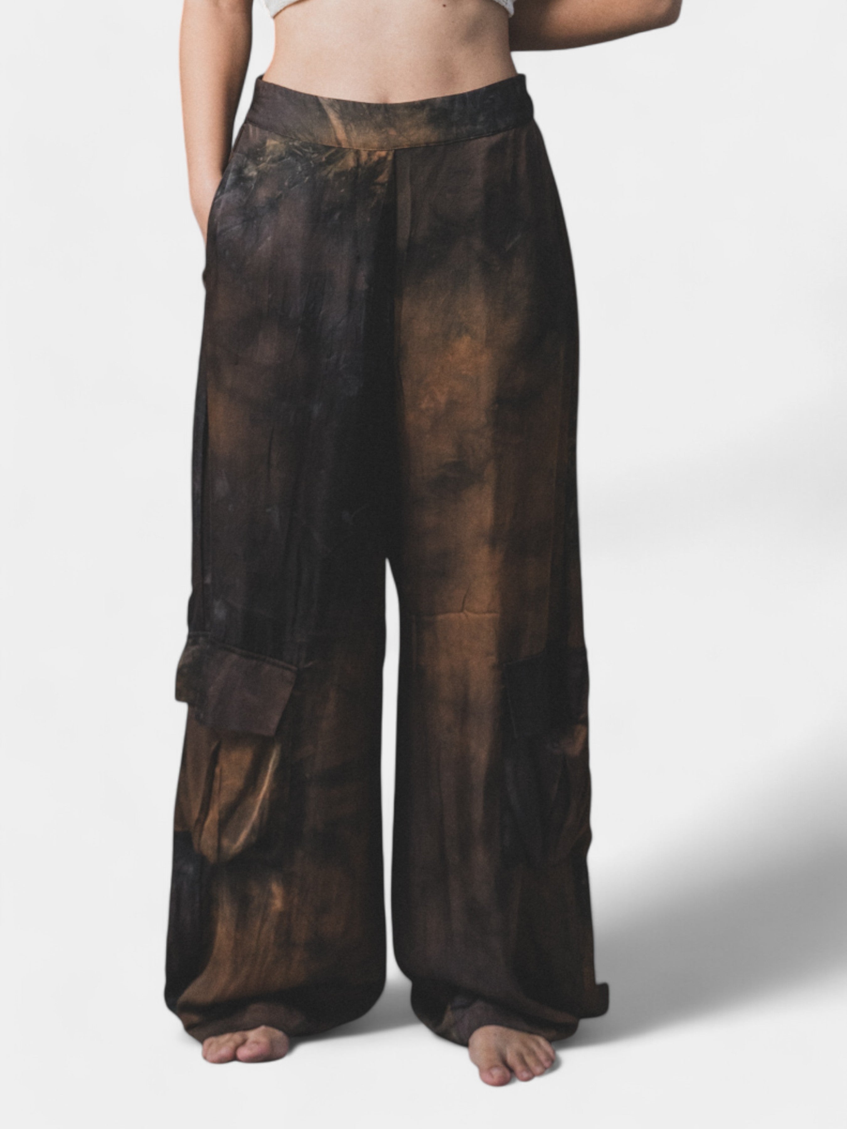 balu.ch Sonia Villa Pantalone Cargo JUNODR - CHOCOLATE