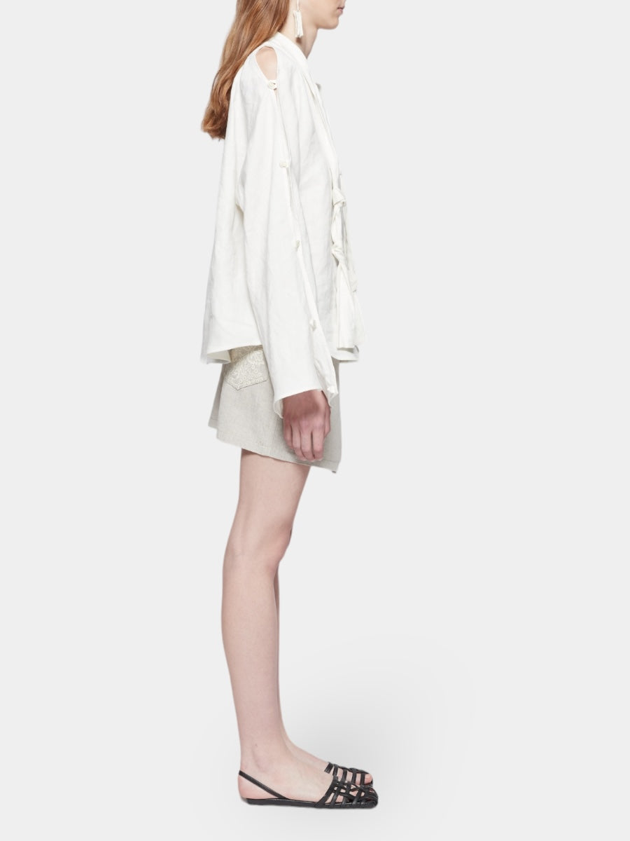 balu.ch Federico Cina Blusa Manica Lunga COSI060101 - WHITE