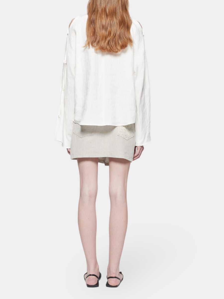 balu.ch Federico Cina Blusa Manica Lunga COSI060101 - WHITE