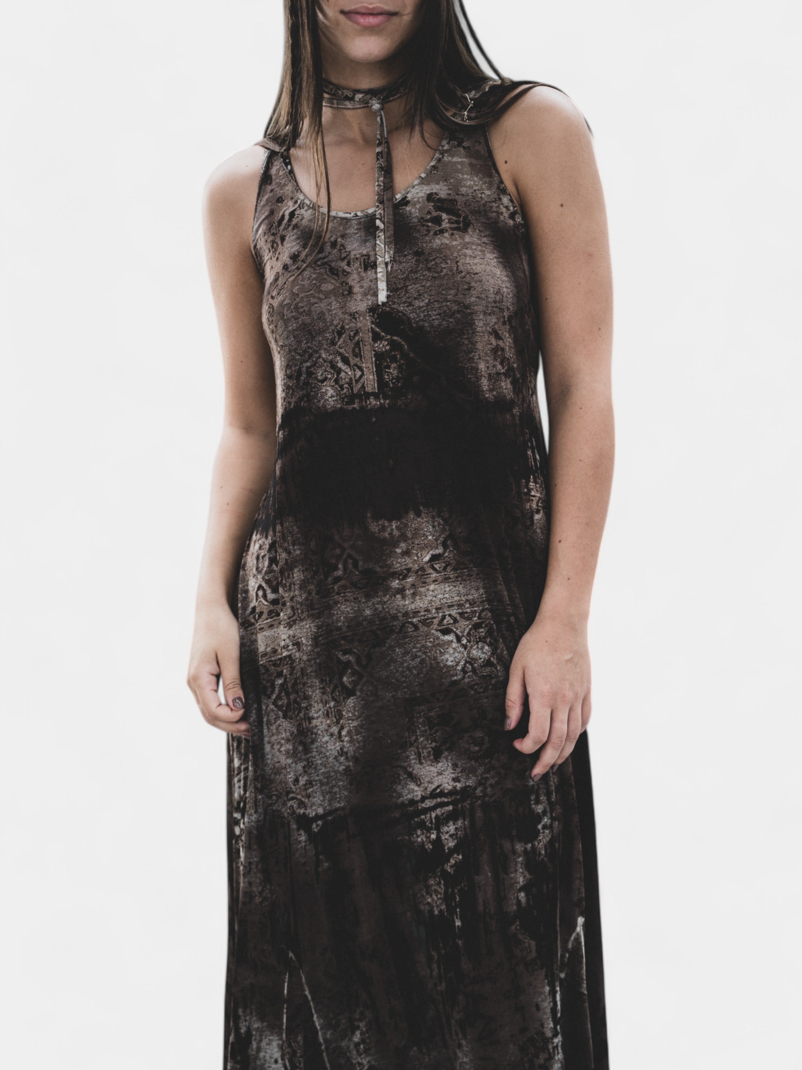 balu.ch Sonia Villa Vestito Lungo RHODACARPET - COCOA