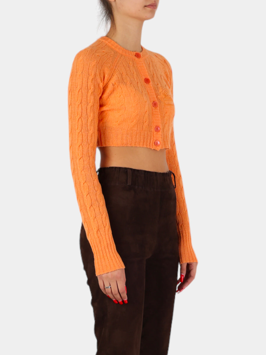 Etro cardigan corto Arancione