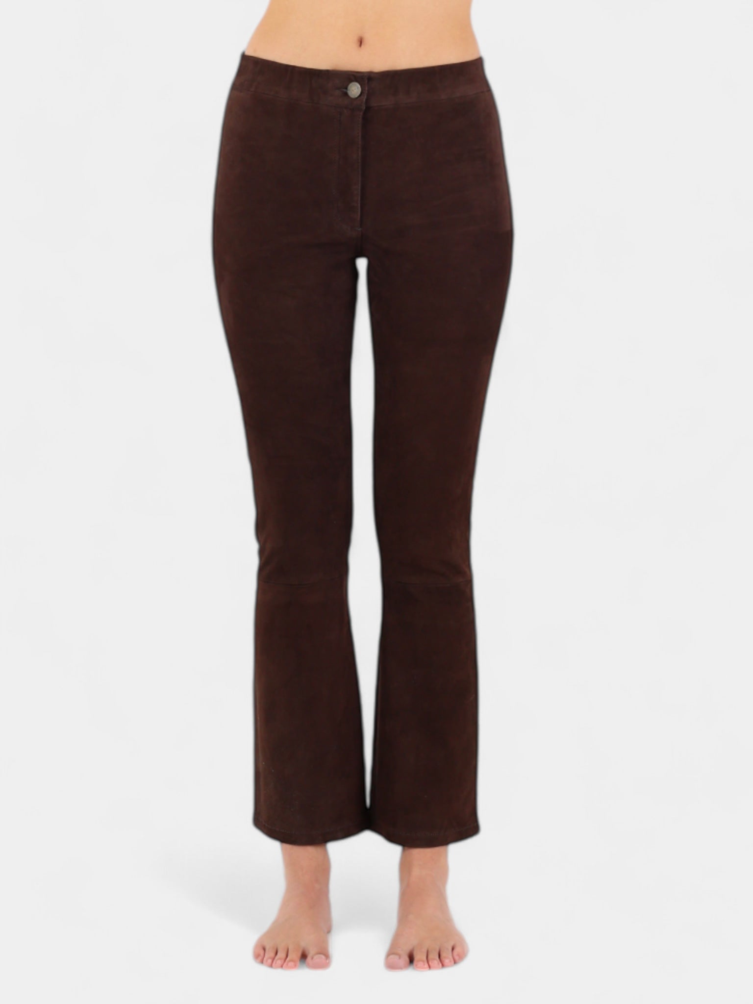 balu.ch Arma Pantalone In Pelle 2L24600402 - MUDBROWN