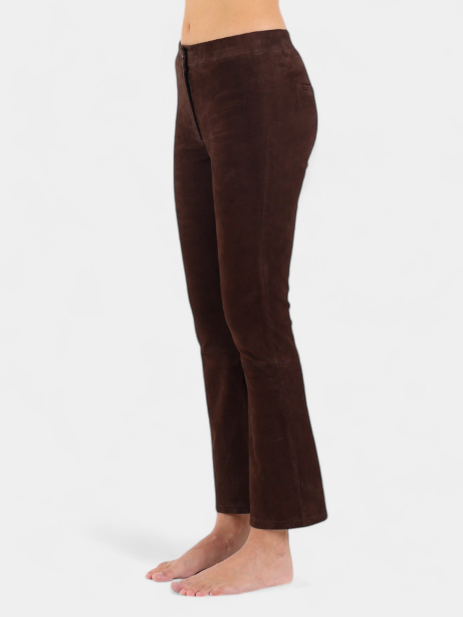 balu.ch Arma Pantalone In Pelle 2L24600402 - MUDBROWN