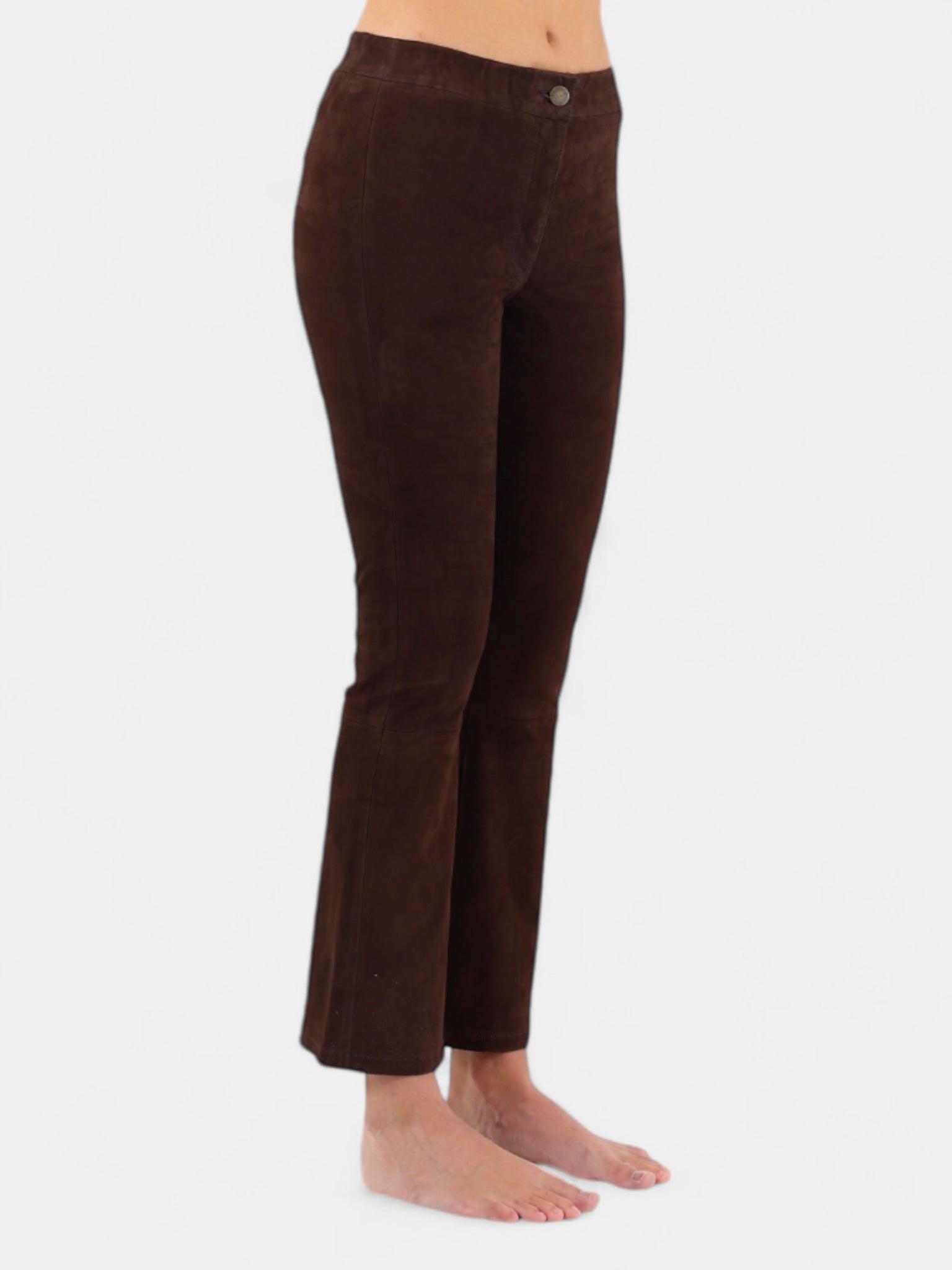 balu.ch Arma Pantalone In Pelle 2L24600402 - MUDBROWN