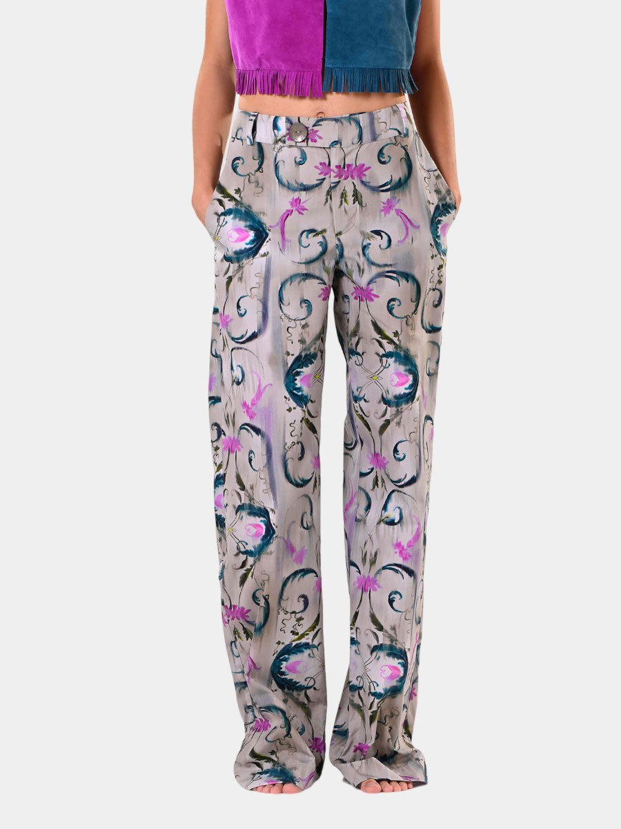 balu.ch Dejamis Pantalone Ampio PMANL - WAVE GHIACCIO