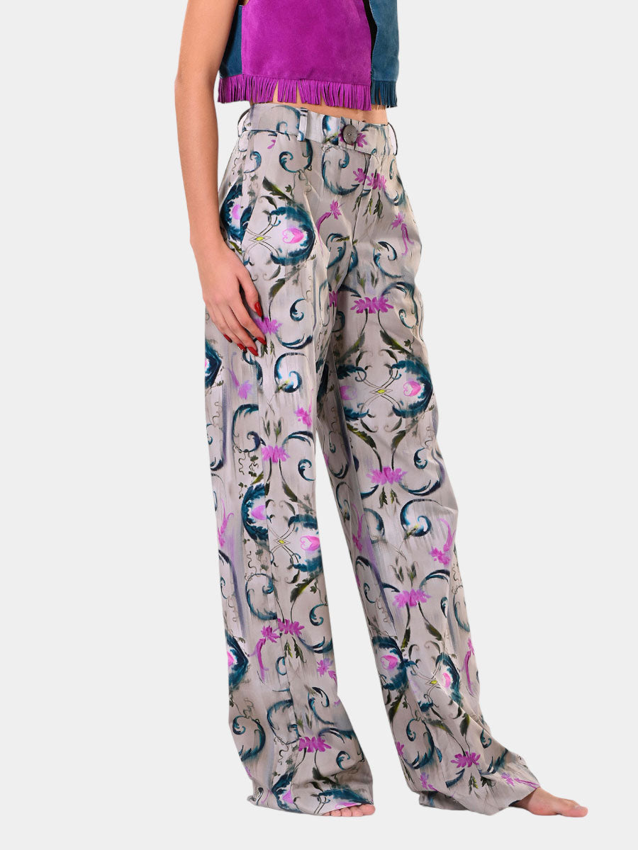 balu.ch Dejamis Pantalone Ampio PMANL - WAVE GHIACCIO