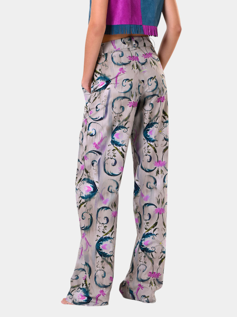 balu.ch Dejamis Pantalone Ampio PMANL - WAVE GHIACCIO