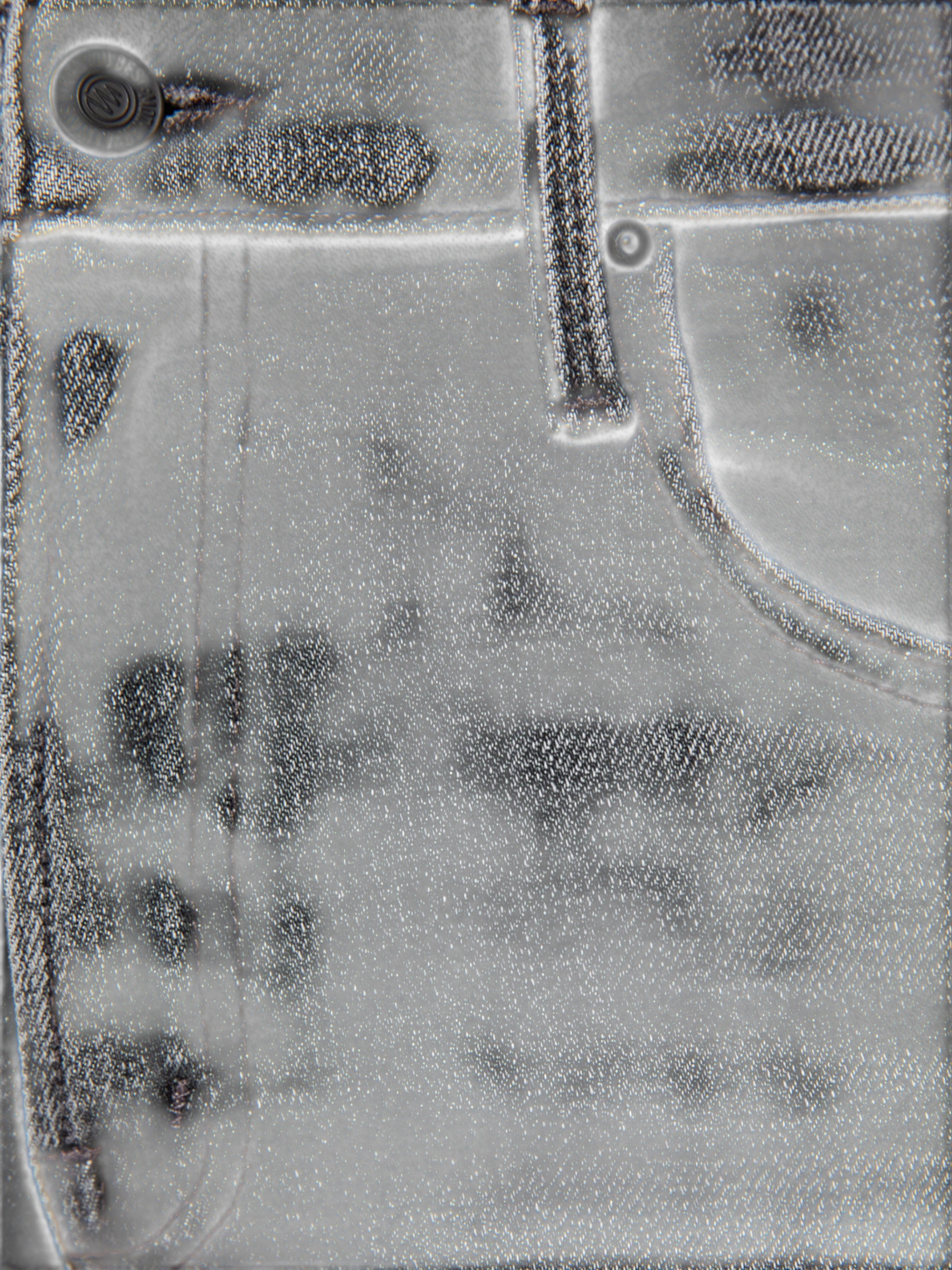 Mother Jeans The Bookie Sneak bootcut grigi