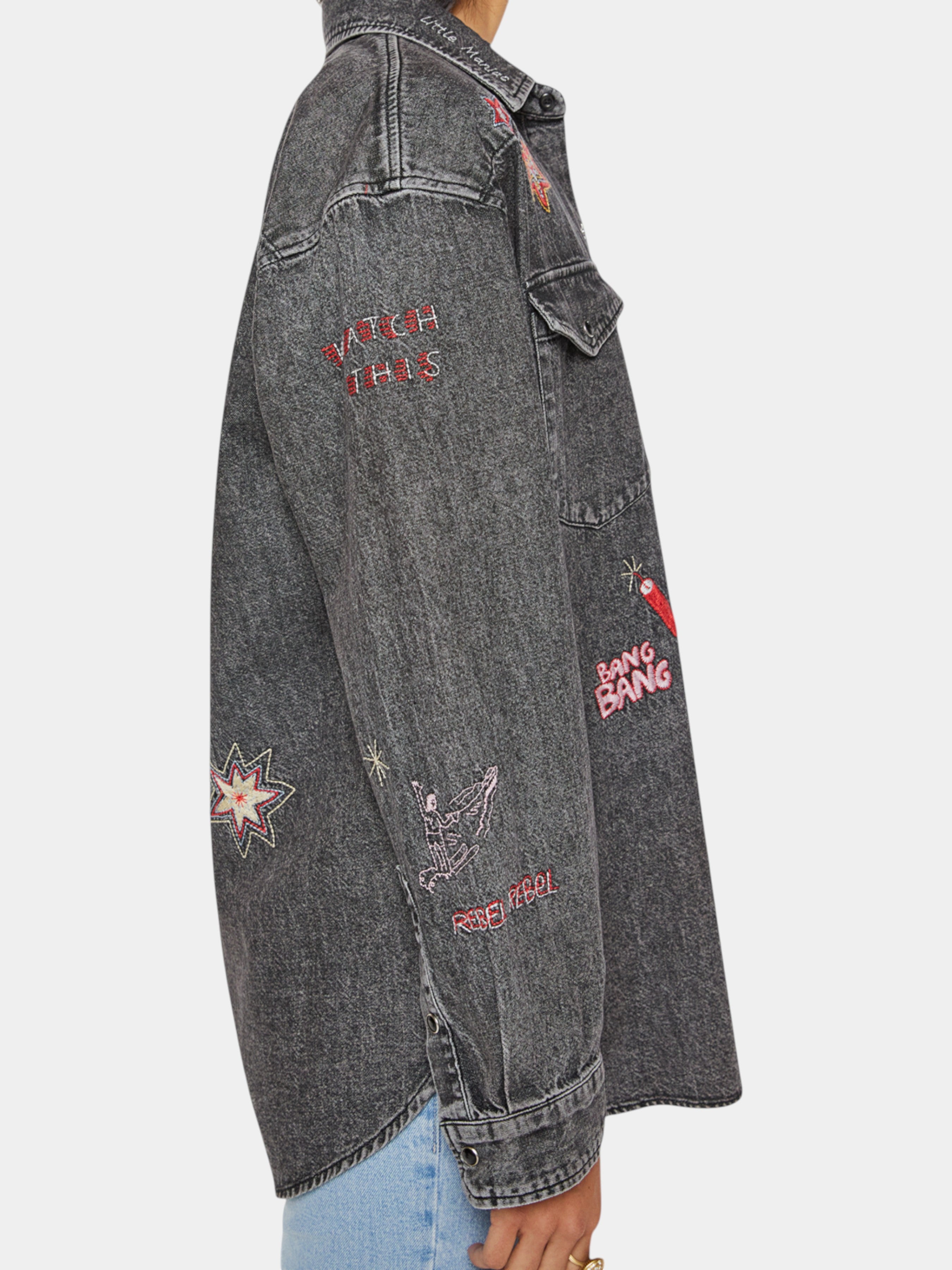 Mother Camicia oversize The Exes And Ohs in denim