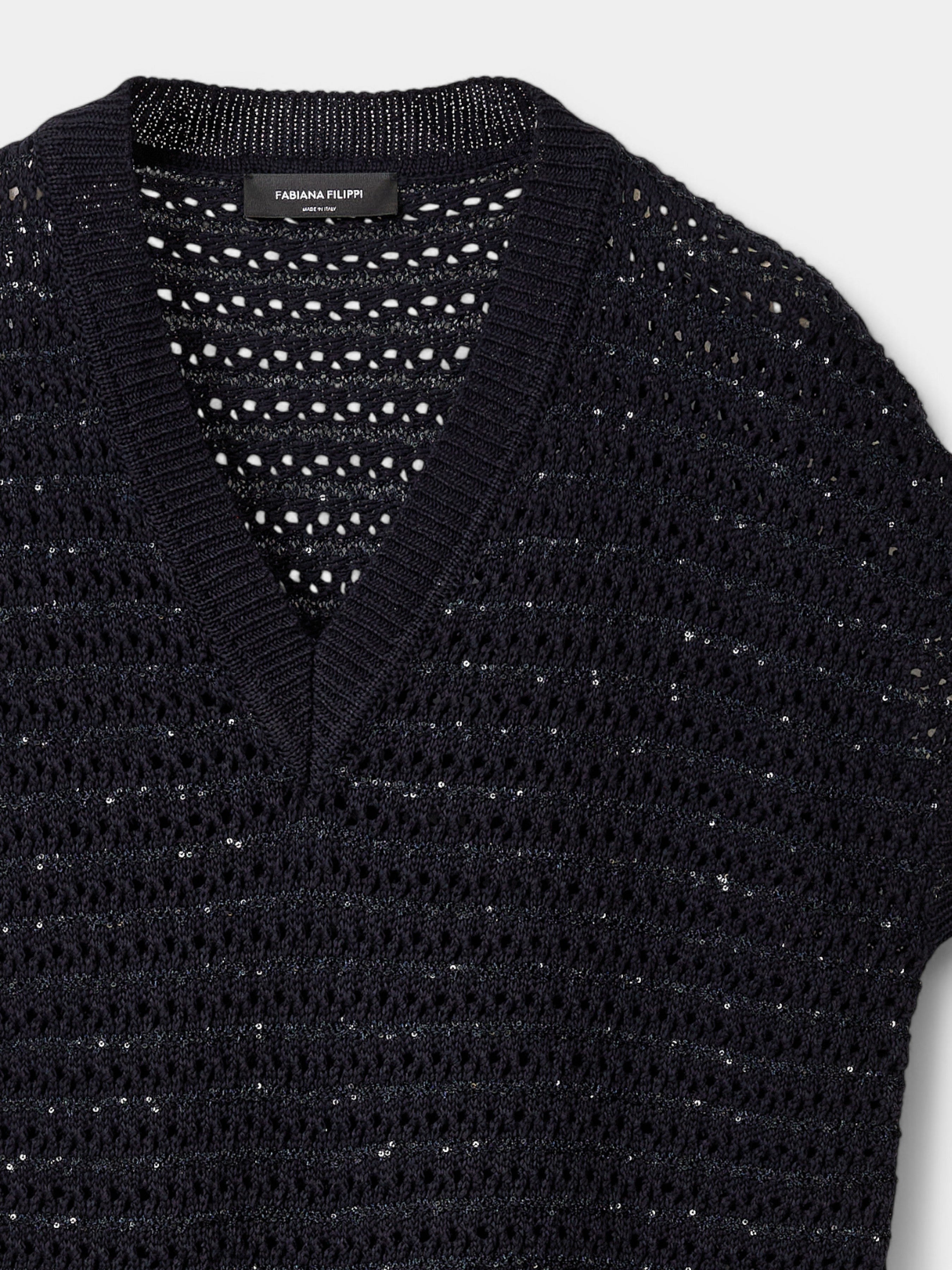 FABIANA FILIPPI MAGLIA SCOLLO A V MAD275F572L353 5146 BALU.CH