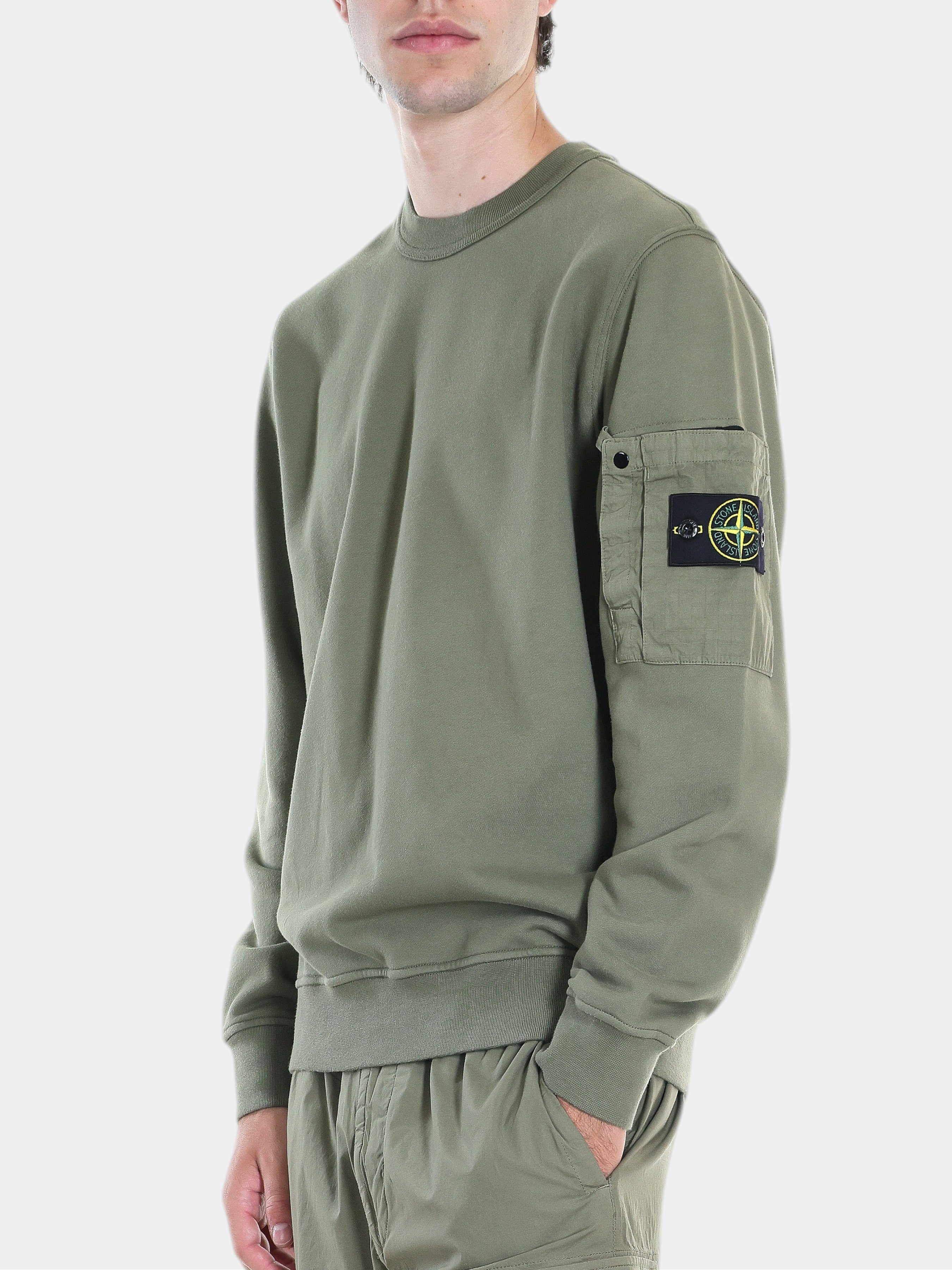 STONE ISLAND FELPA GIROCOLLO L1S156100019S0410 V005G BALU.CH