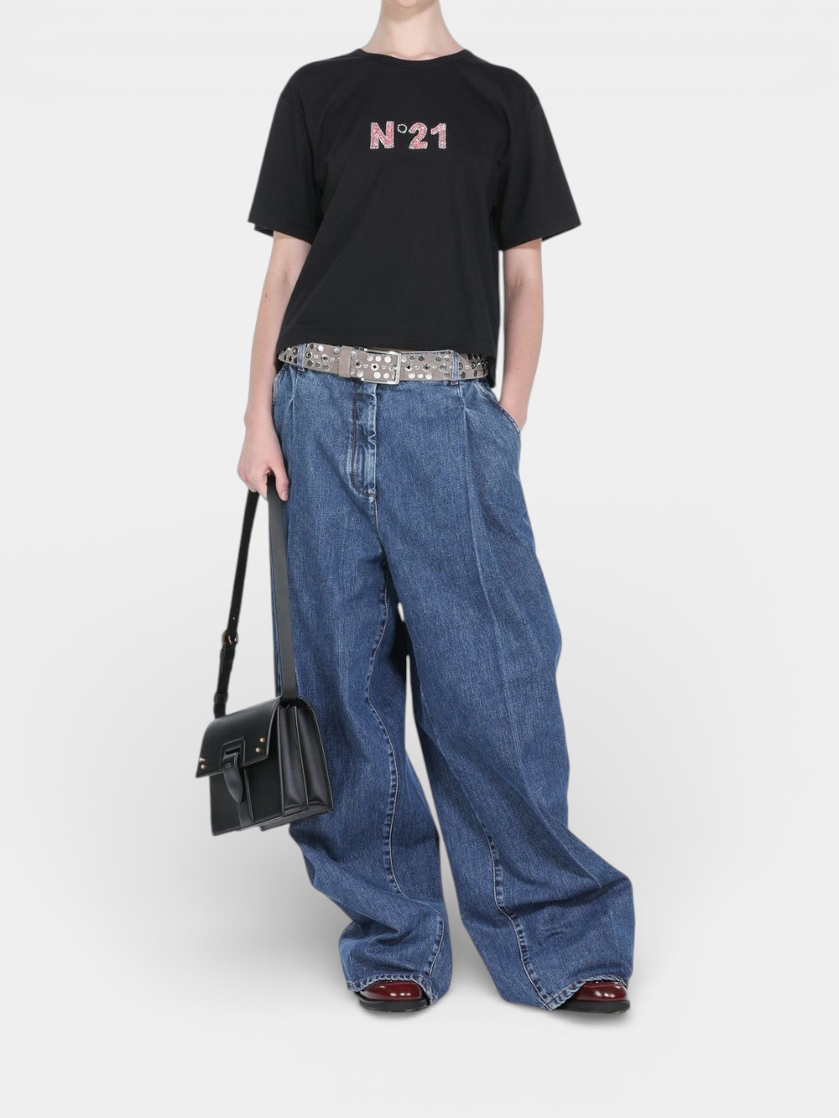 N 21 T-SHIRT MANICA CORTA F0124157 9000 BALU.CH