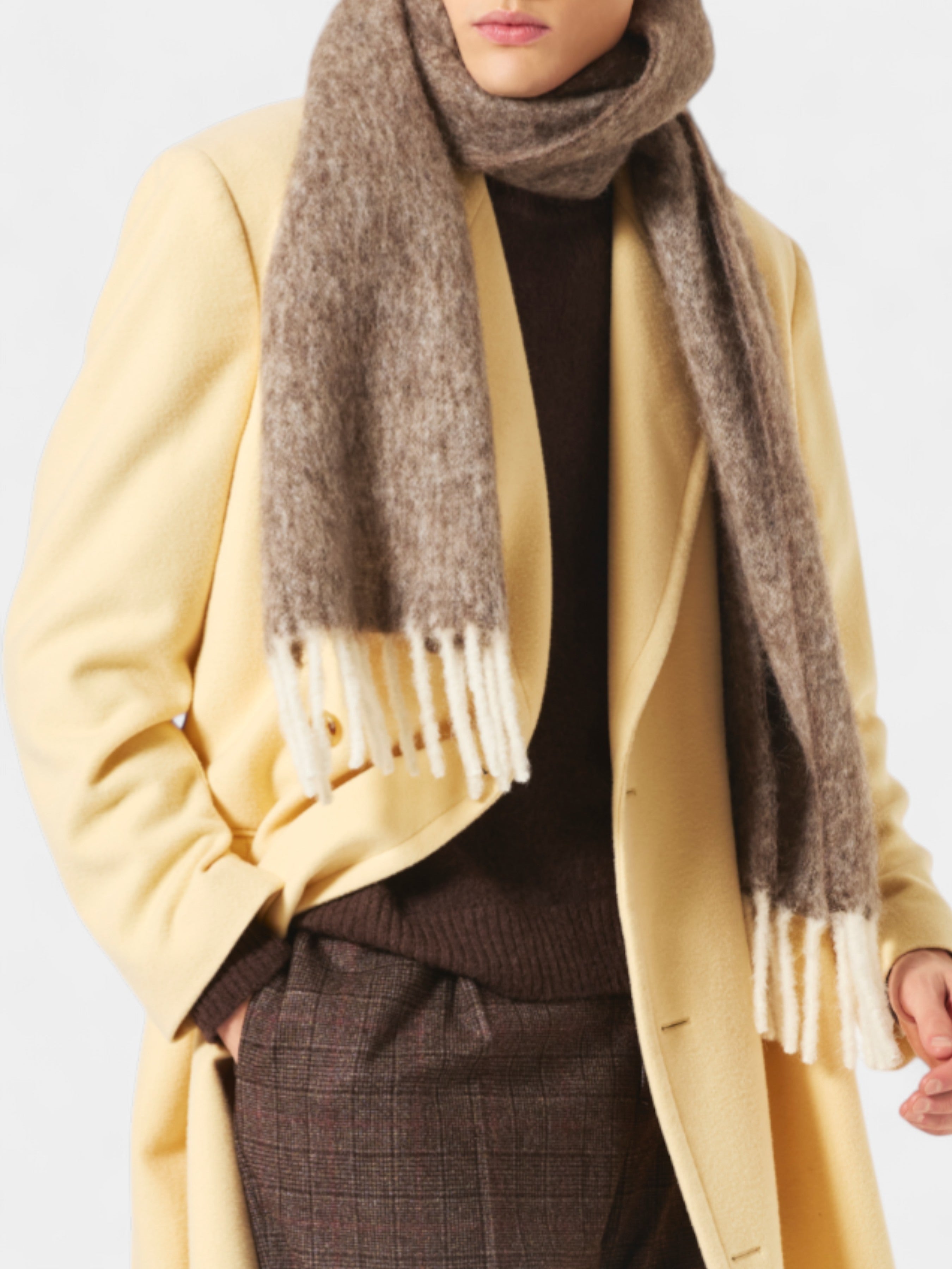 ANDREA'S 1947 SCIARPA 8517 COCO BROWN BALU.CH