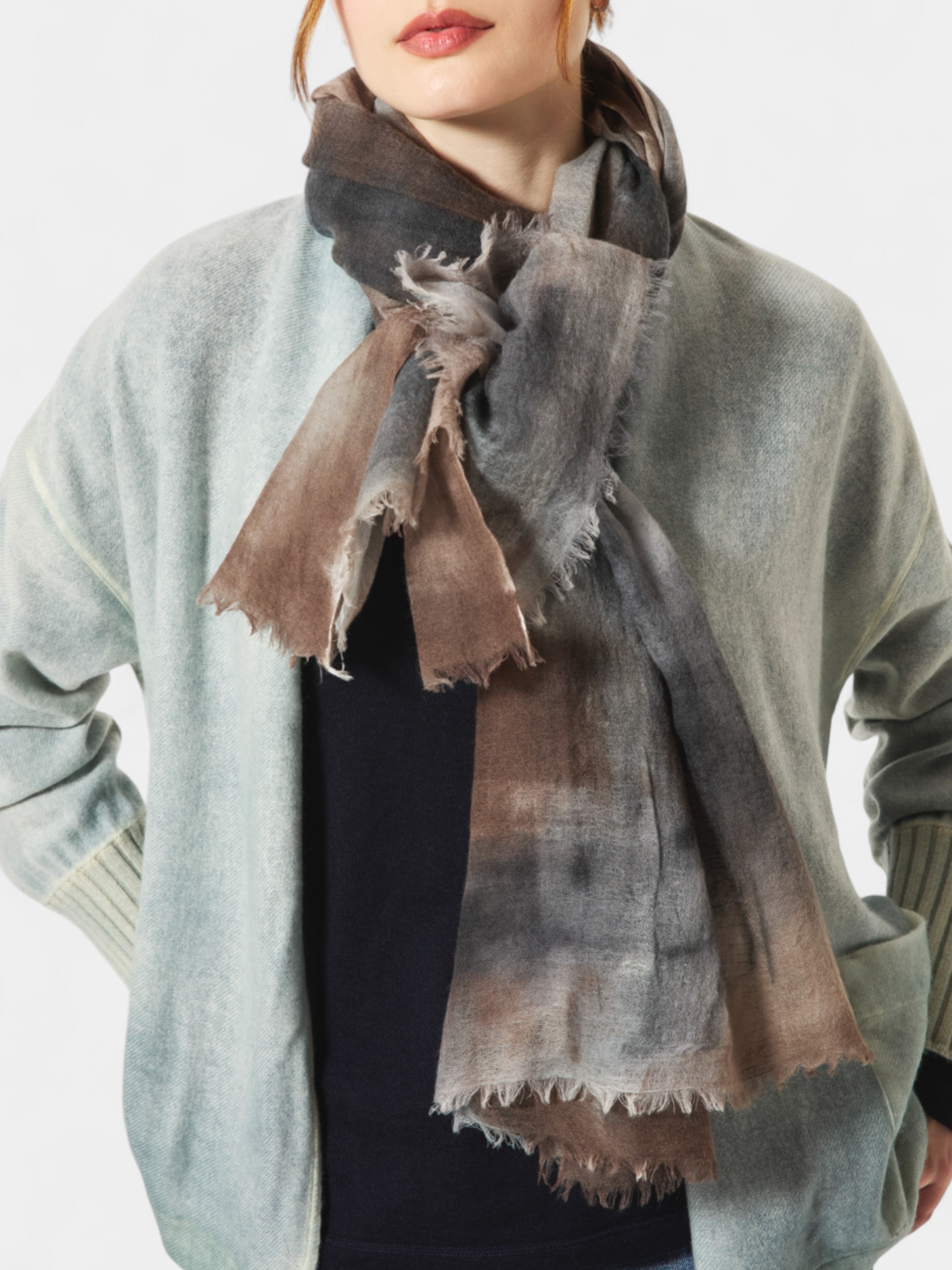 ANDREA'S 1947 SCIARPA 8603 CHARCOAL BALU.CH