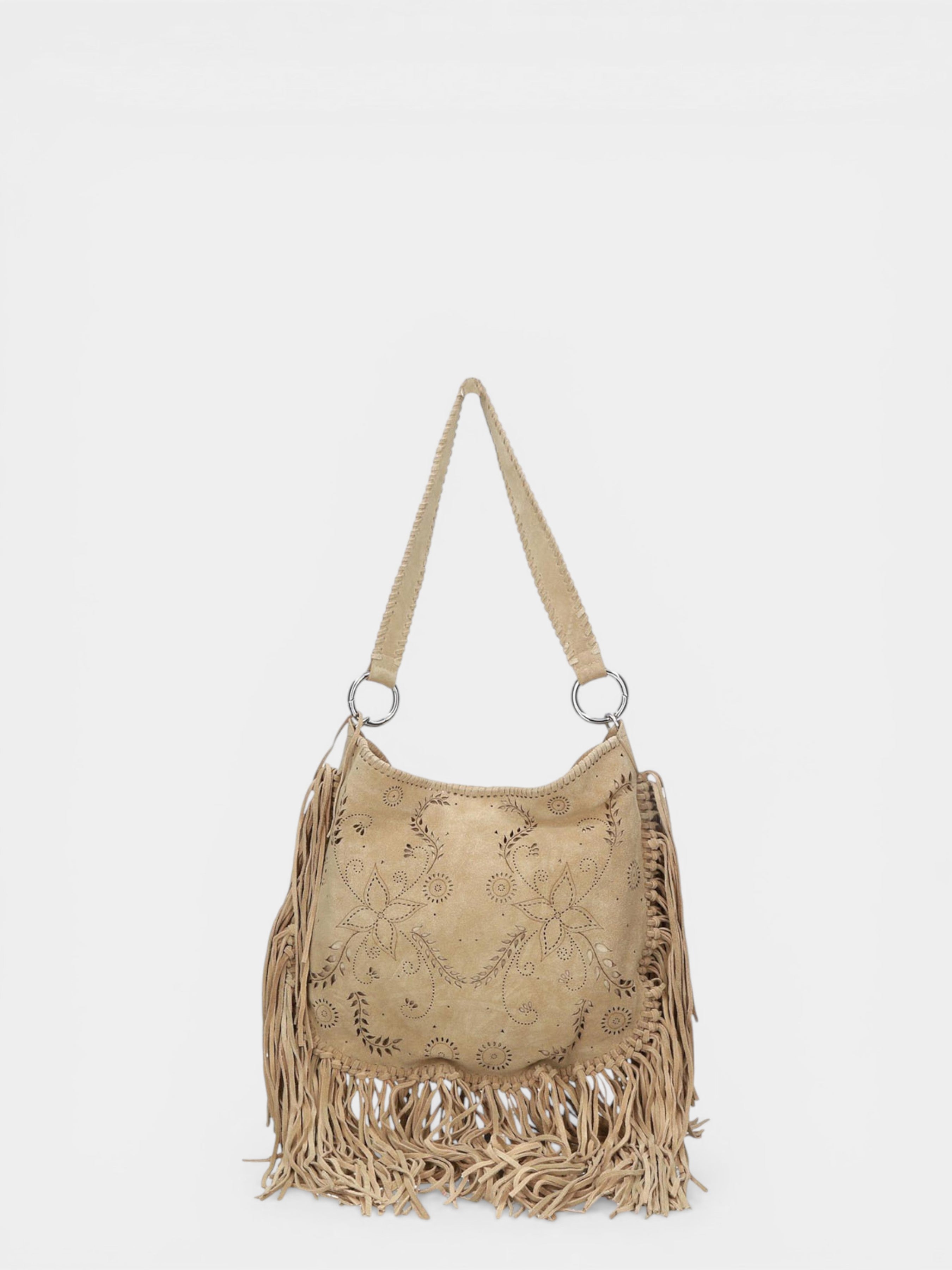 ELENA IACHI BORSA BAG39 SUEDEBEIGE BALU.CH