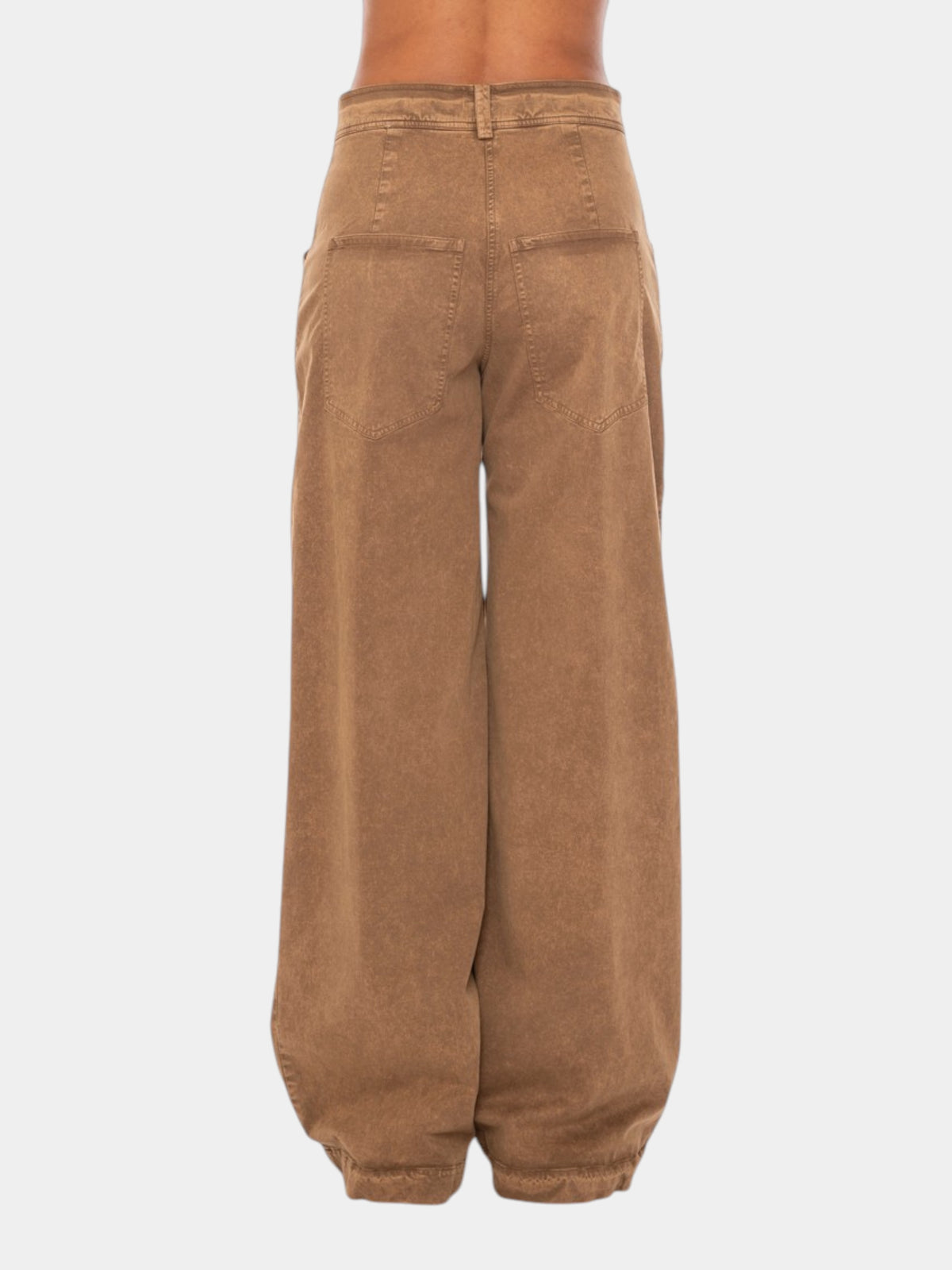 Gentry Portofino Pantalone palazzo marmorizzato tortora