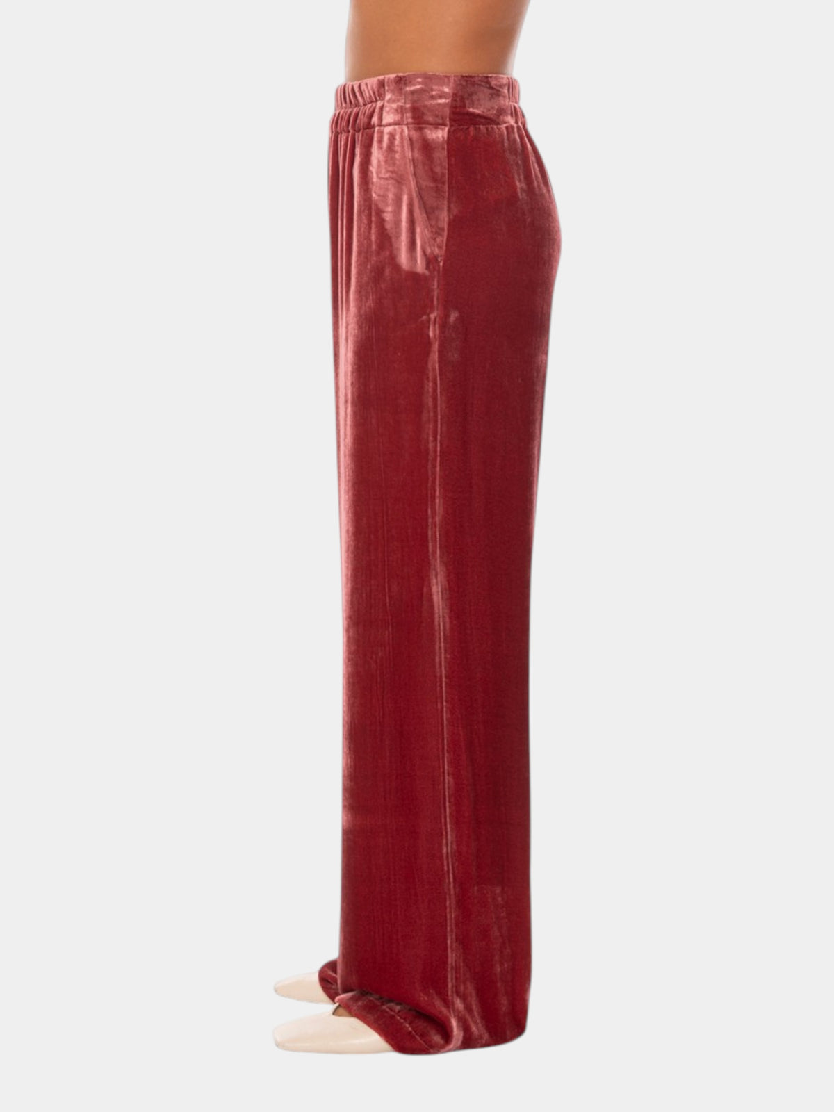Gentry Portofino Pantalone palazzo in velluto