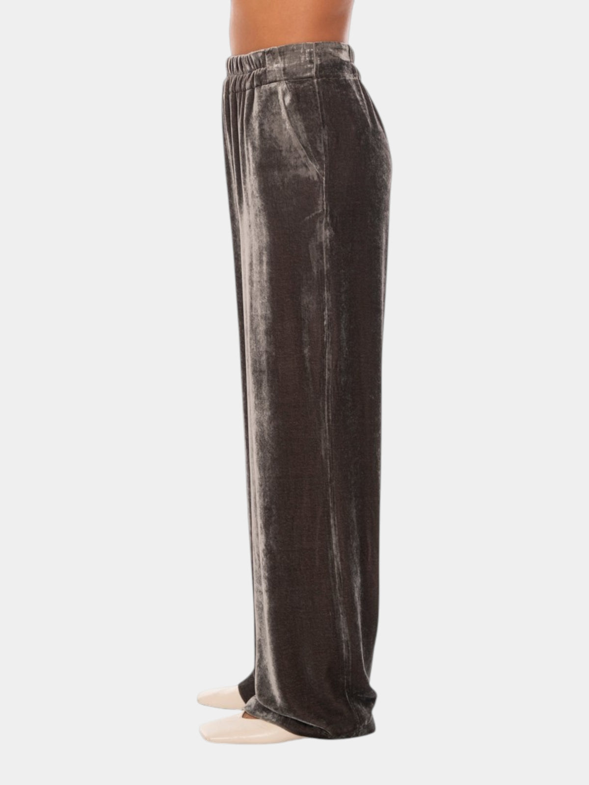 Gentry Portofino Pantalone palazzo in velluto