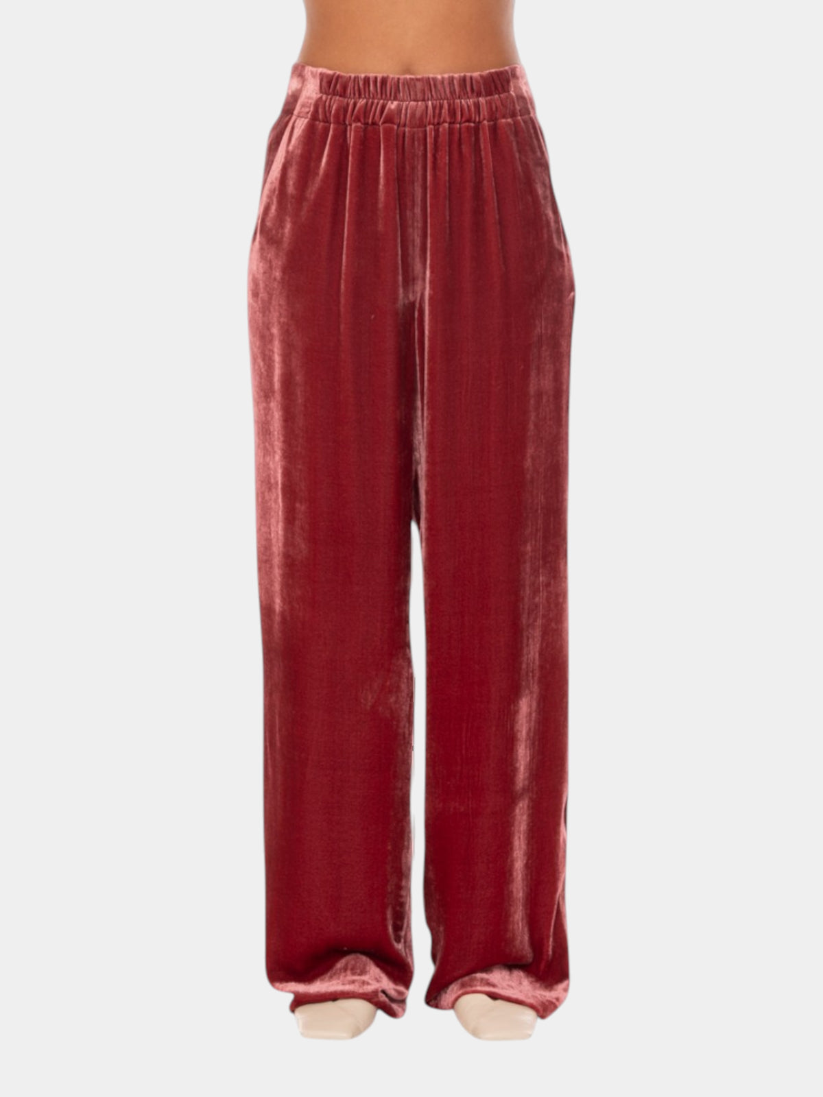 Gentry Portofino Pantalone palazzo in velluto