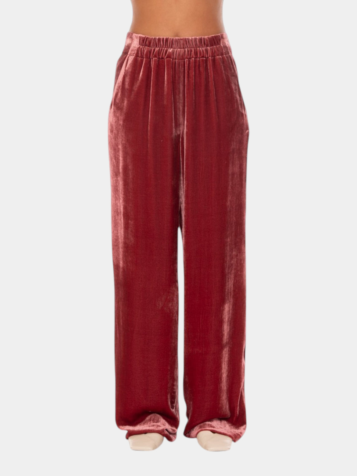 Gentry Portofino Pantalone palazzo in velluto