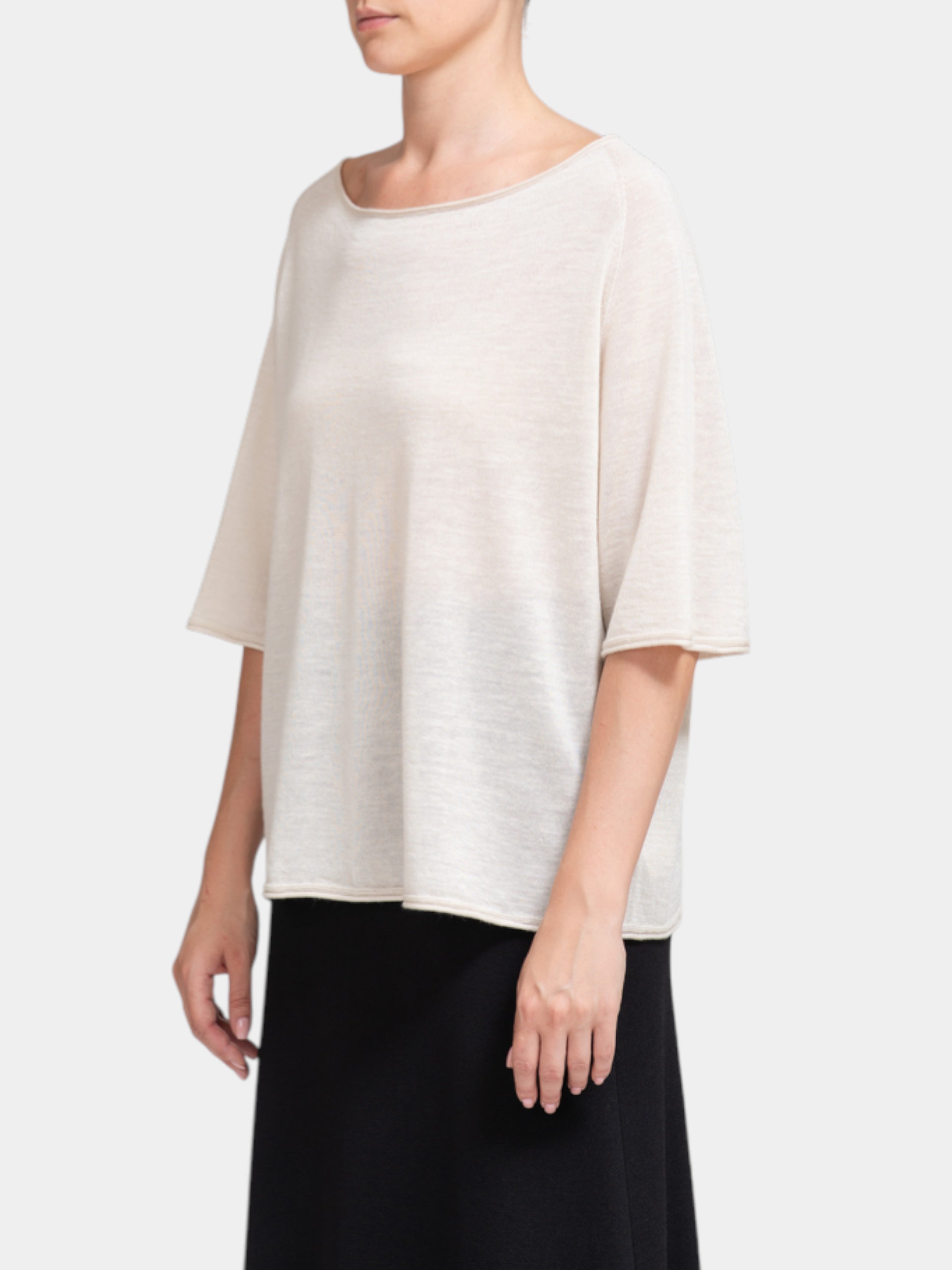 GENTRY PORTOFINO MAGLIA COLLO A BARCHETTA D645HM ECRUG27 BALU.CH