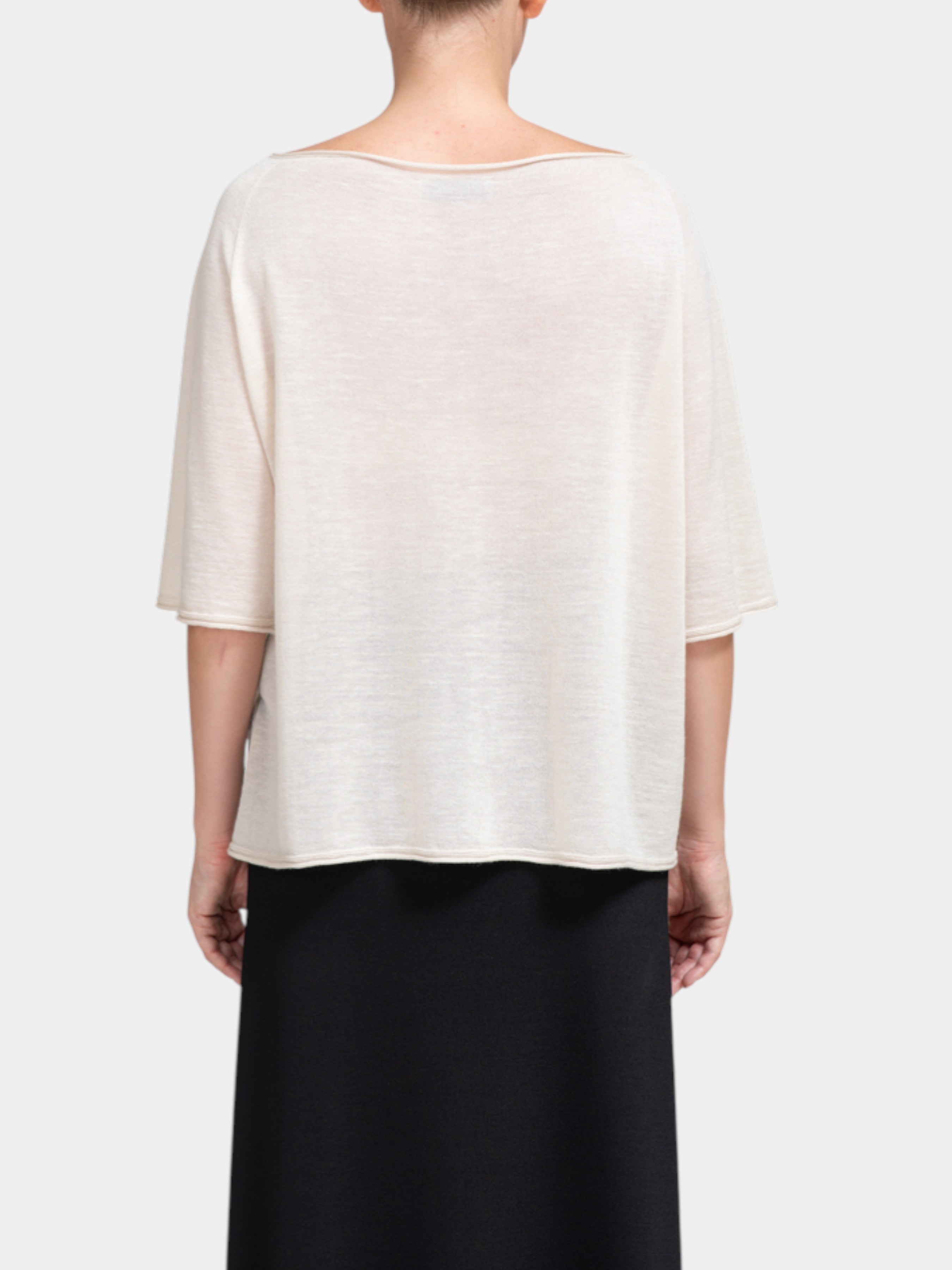 GENTRY PORTOFINO MAGLIA COLLO A BARCHETTA D645HM ECRUG27 BALU.CH