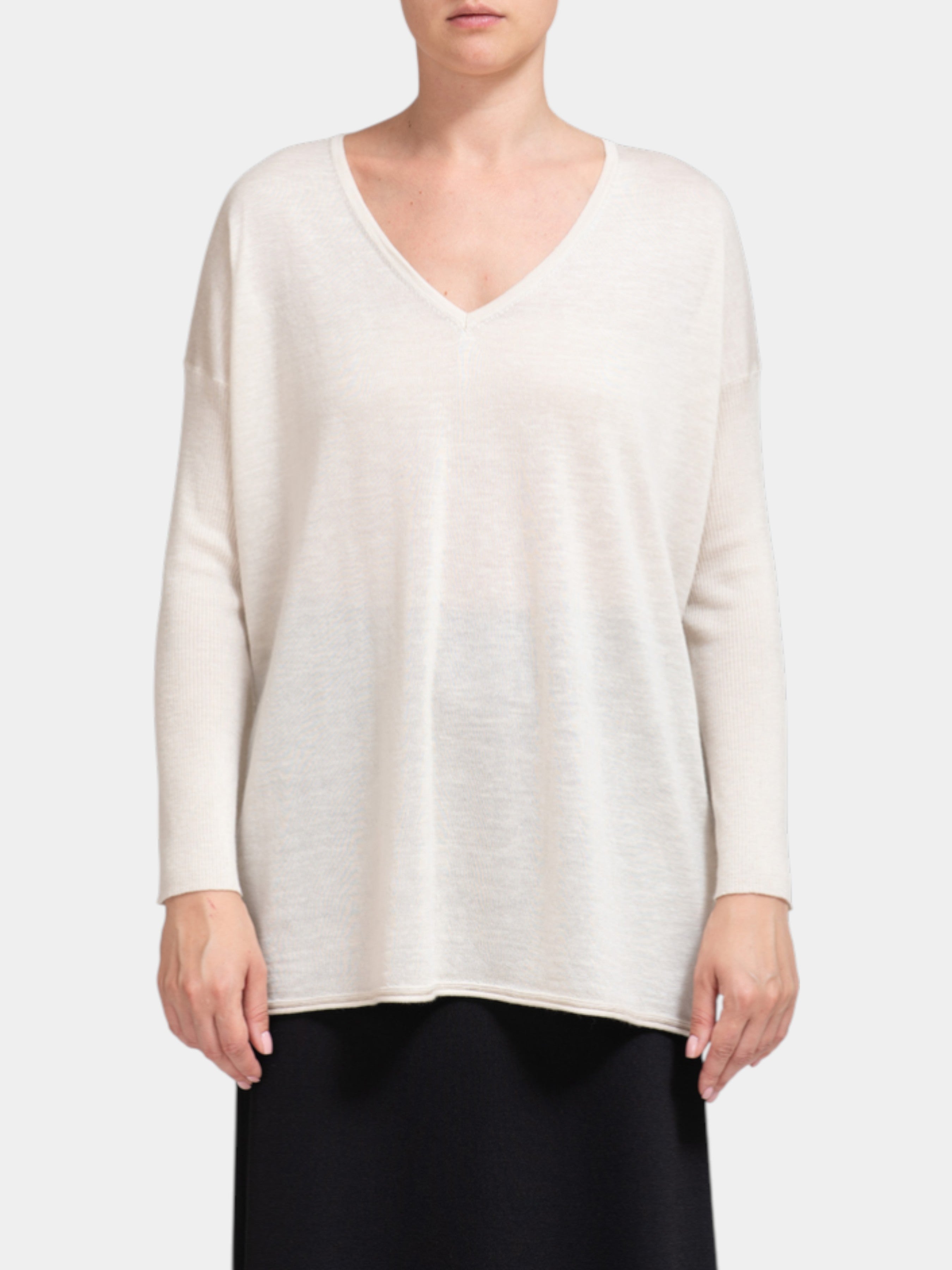 GENTRY PORTOFINO MAGLIA SCOLLO A V D647HM ECRUG27 BALU.CH