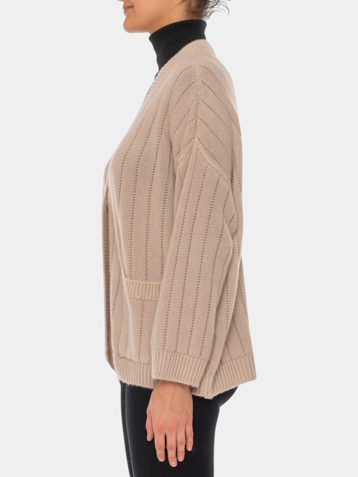 Gentry Portofino Cardigan oversize in puro cashmere