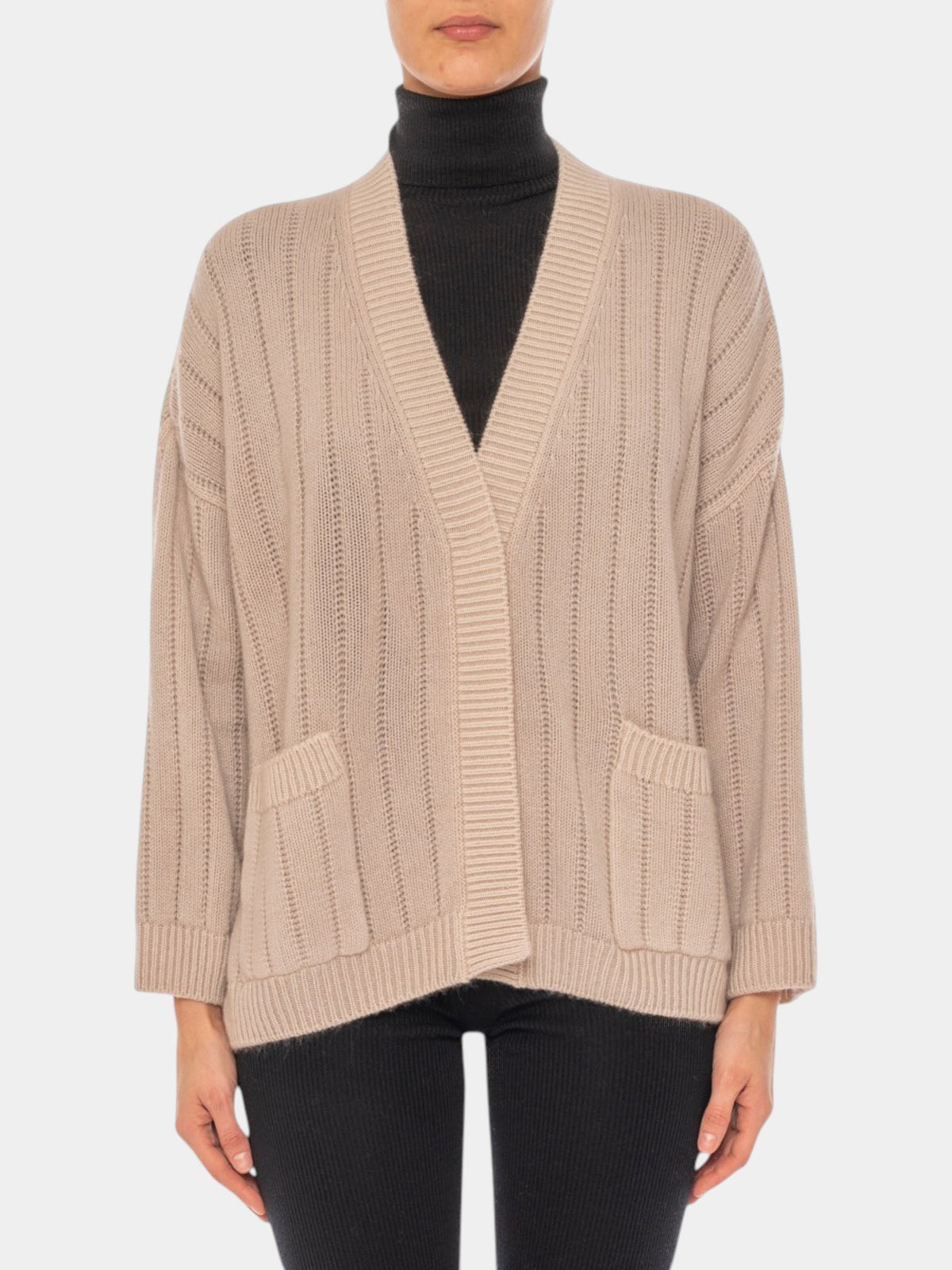 Gentry Portofino Cardigan oversize in puro cashmere